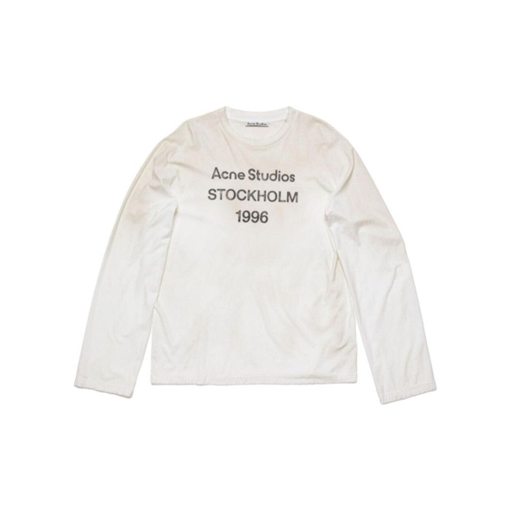 Acne Studios Acne Studios Distressed 1996 Logo Long Sleeve Size S Size US S / EU 44-46 / 1 - 2 Thumbnail