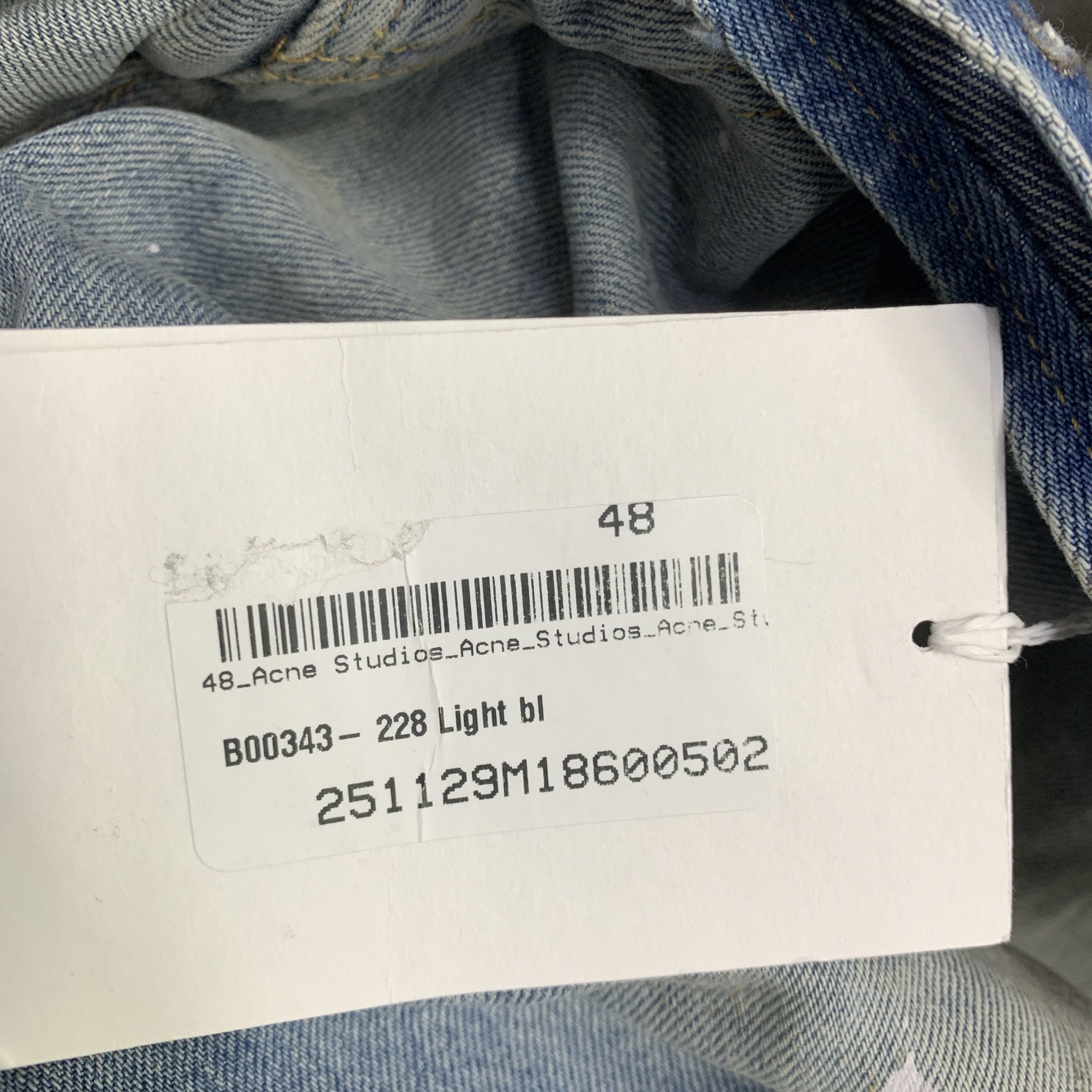 Acne Studios Acne Studios Painted 2023M Denim Jeans 32 Size US 32 / EU 48 - 5 Thumbnail