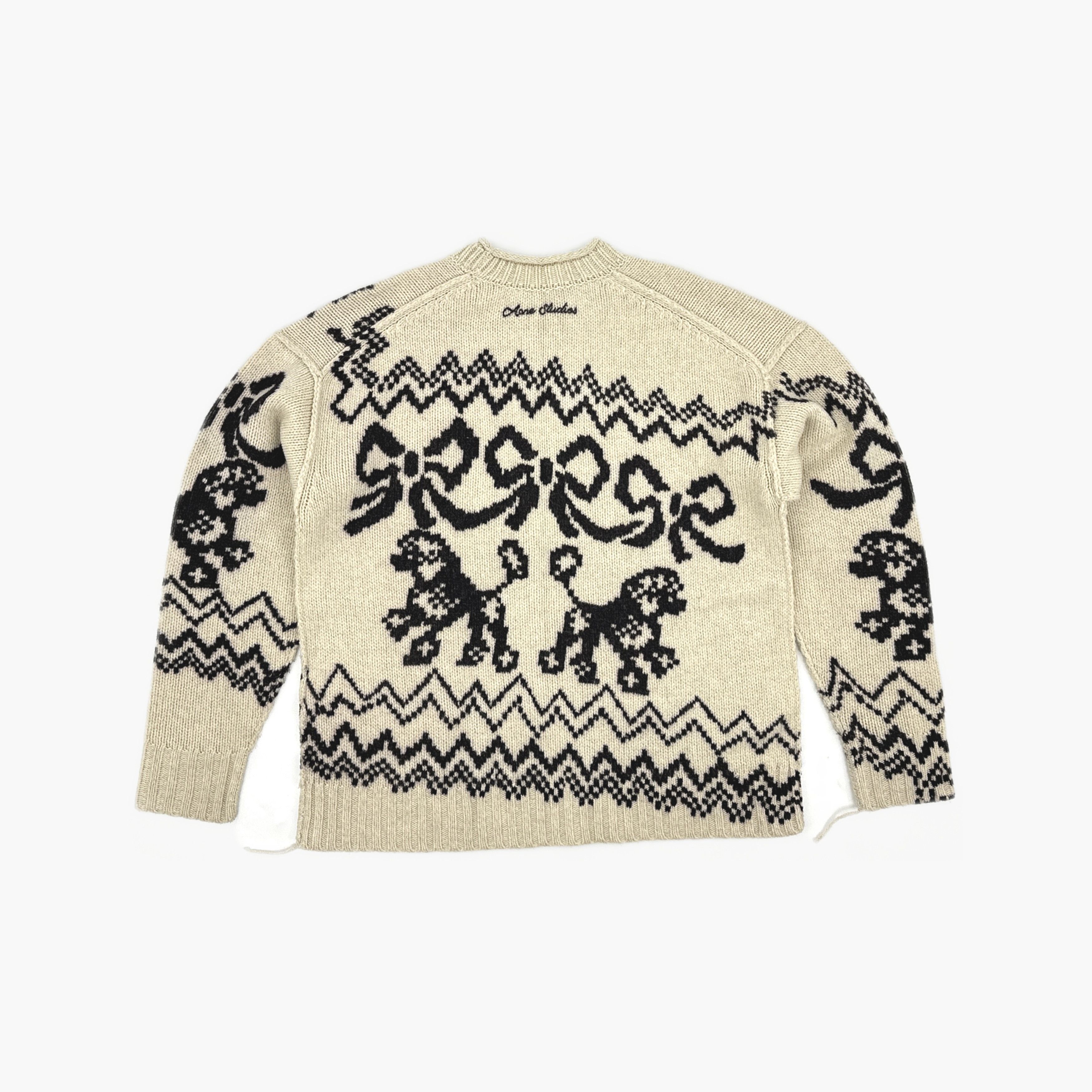 Acne Studios Acne Studios Fair Isle Poodle Knit Sweater M Size US M / EU 48-50 / 2 - 3 Thumbnail