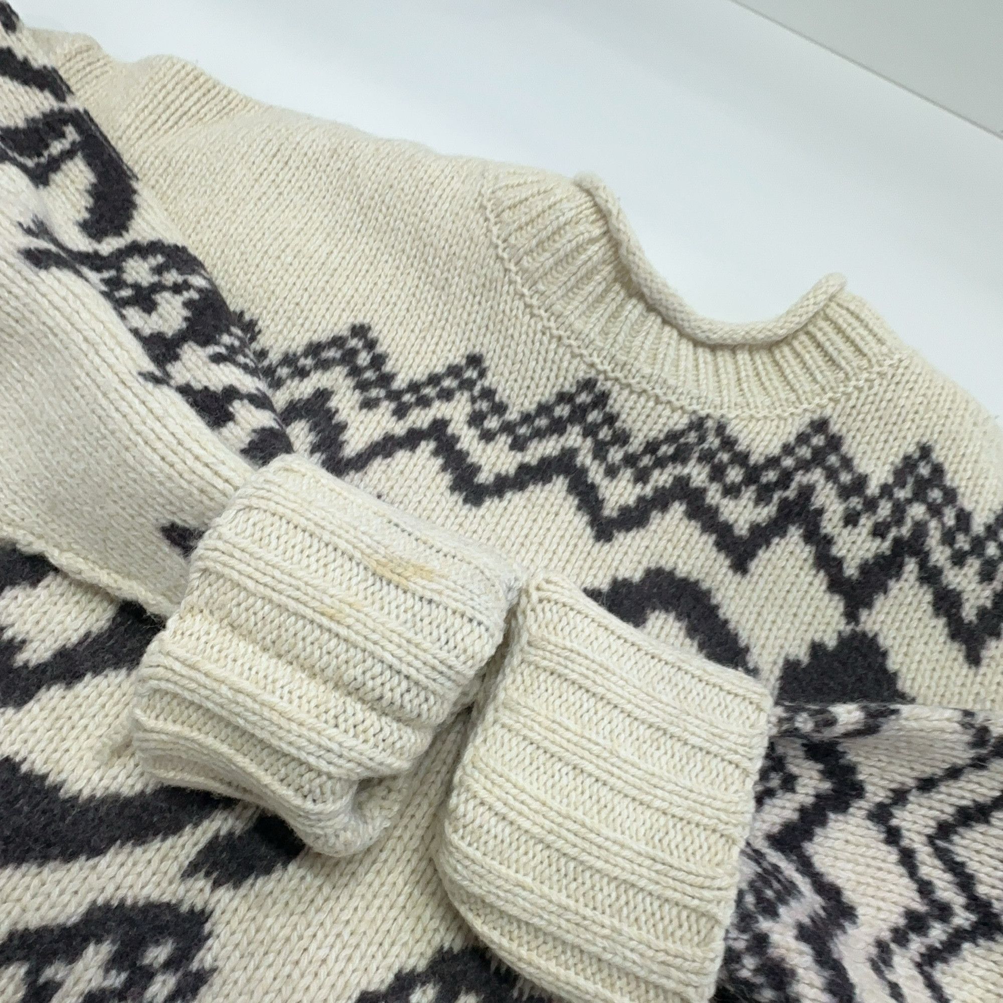 Acne Studios Acne Studios Fair Isle Poodle Knit Sweater M Size US M / EU 48-50 / 2 - 8 Thumbnail