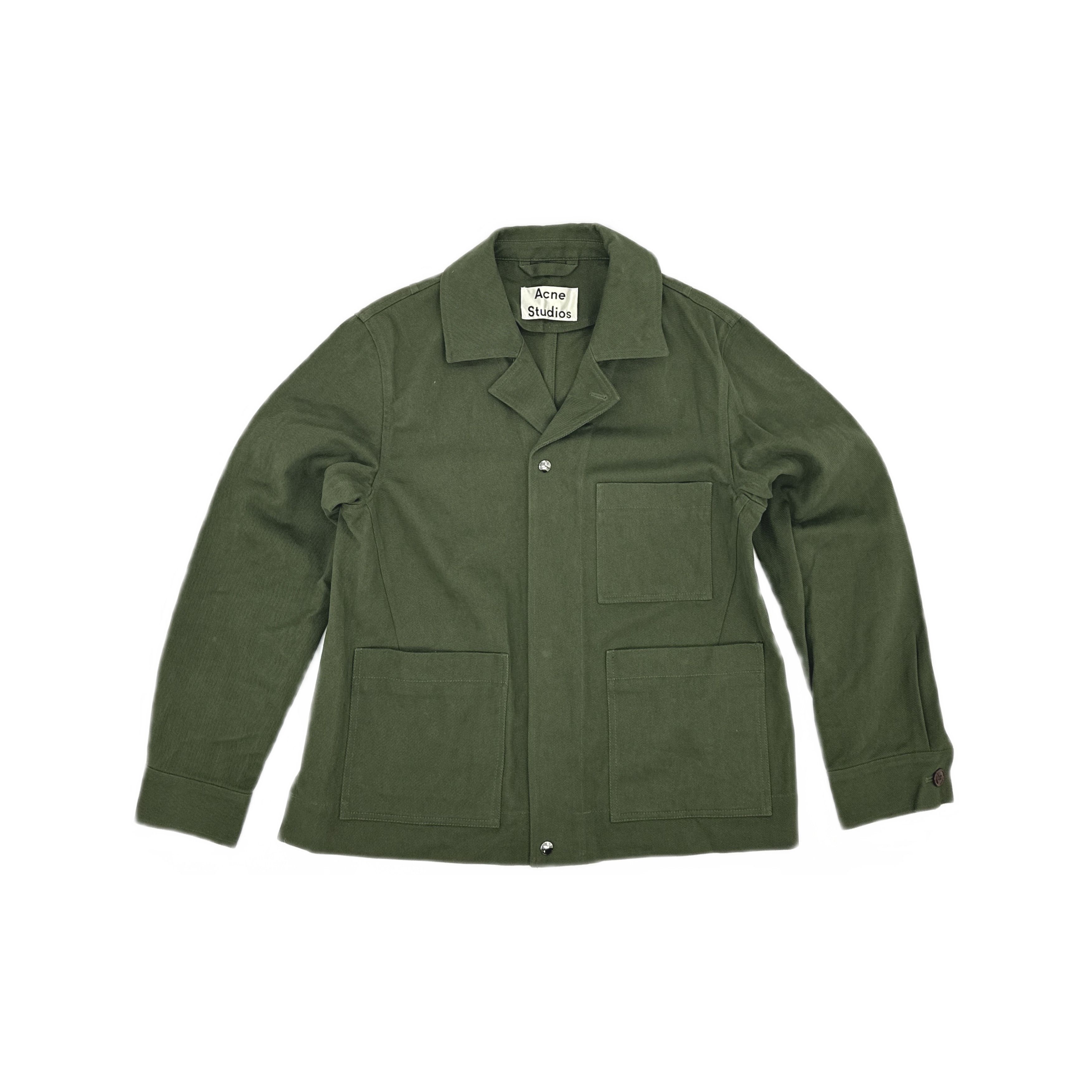 Acne Studios Acne Studios Cotton Twill Chore Jacket 48 Size US M / EU 48-50 / 2 - 2 Thumbnail