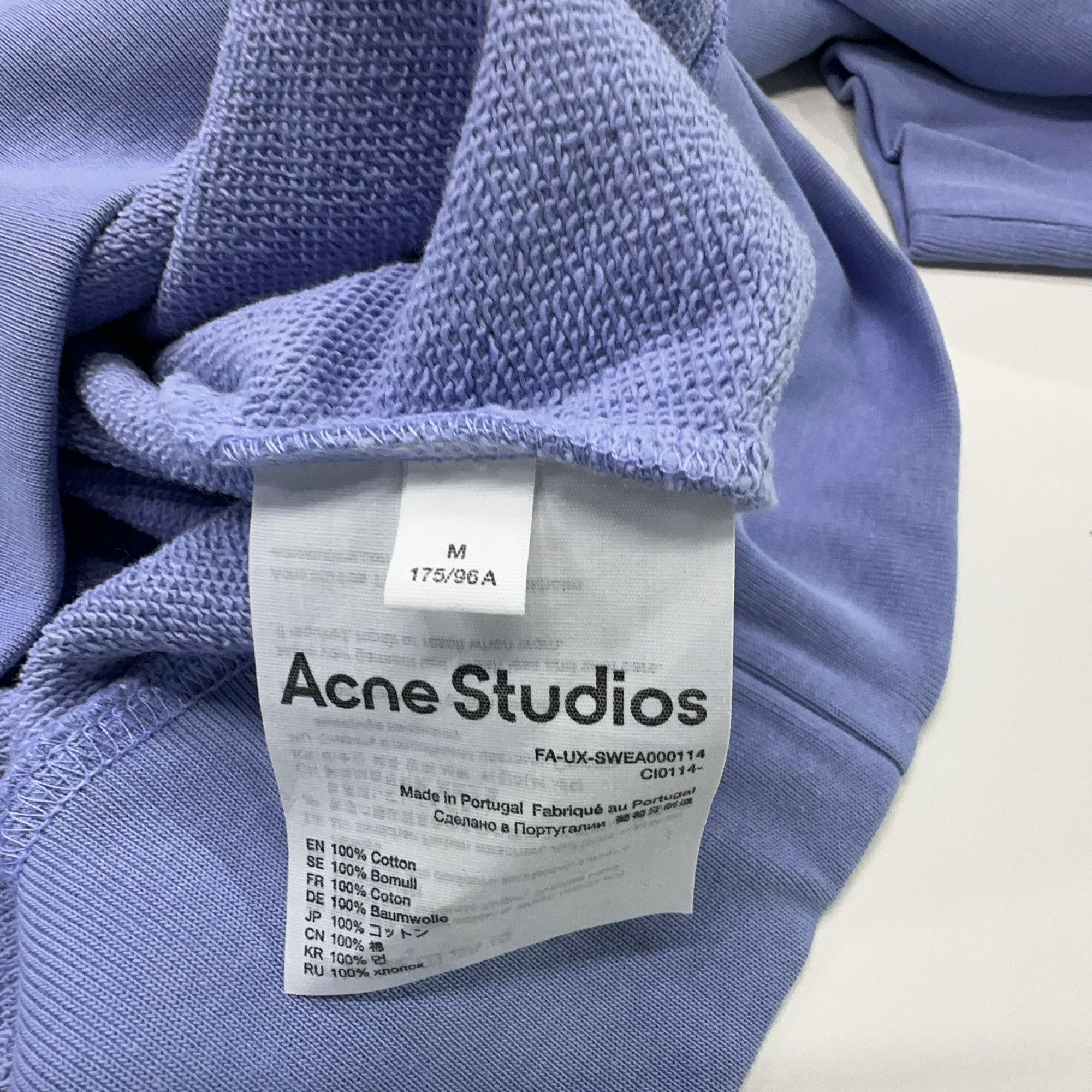 Acne Studios Acne Studios Face Logo Crewneck Sweatshirt Size M Size US M / EU 48-50 / 2 - 5 Thumbnail