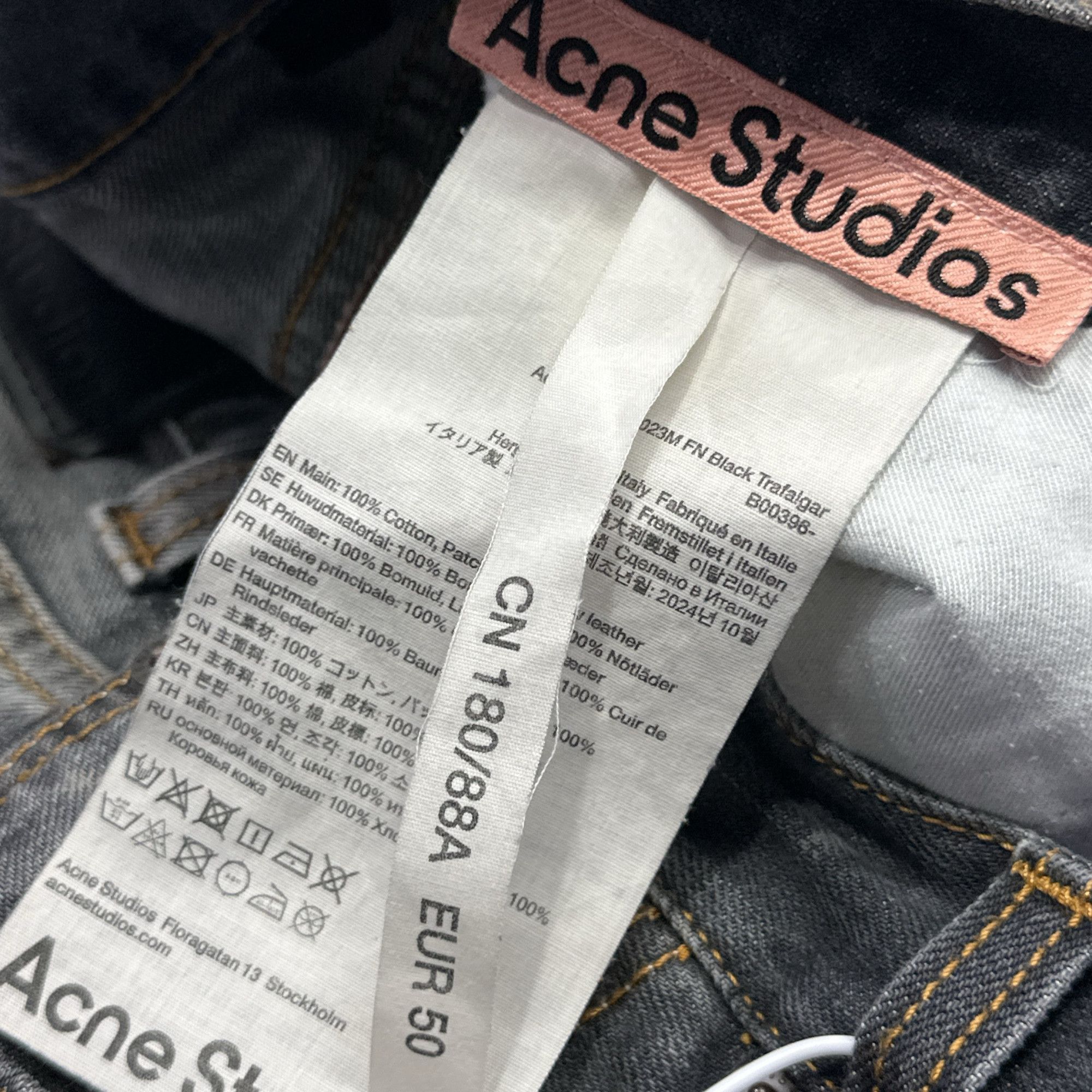 Acne Studios Acne Studios Washed Super Baggy Jeans 50 Size US 34 / EU 50 - 4 Thumbnail