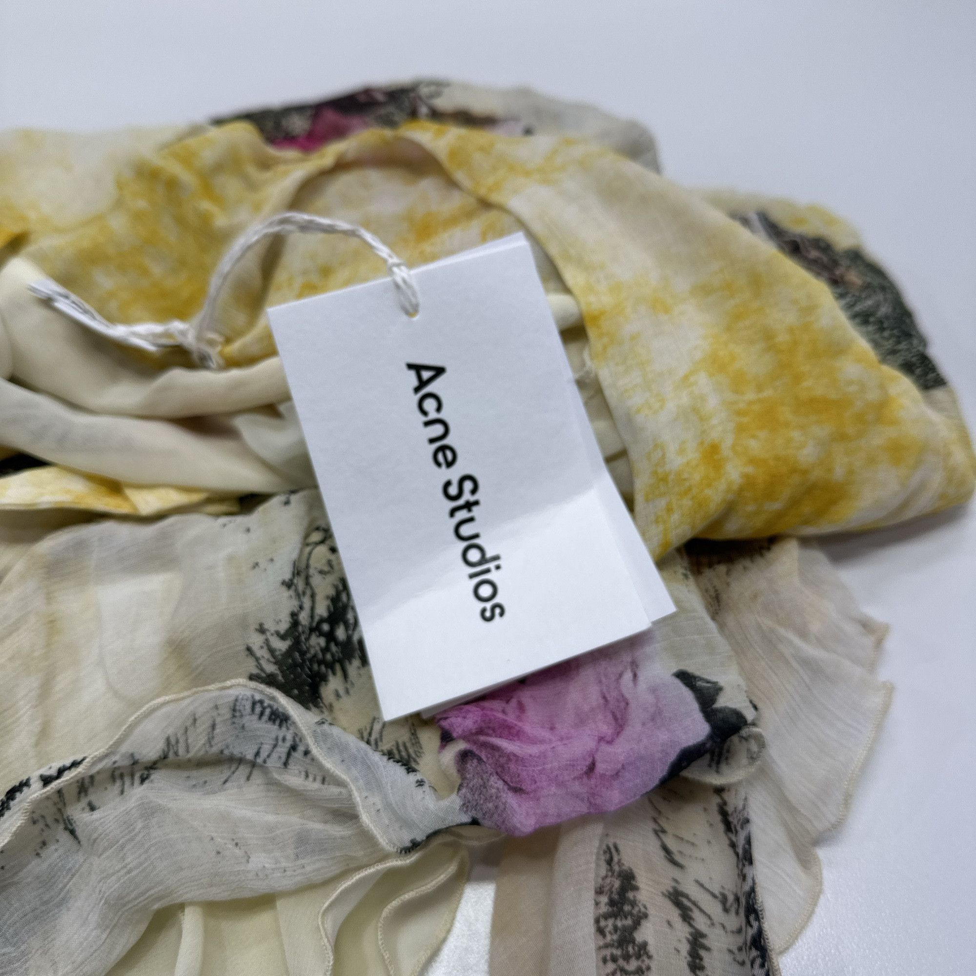 Acne Studios Acne Studios Floral Cutout Asymmetric Dress 40 Size M / US 6-8 / IT 42-44 - 5 Thumbnail