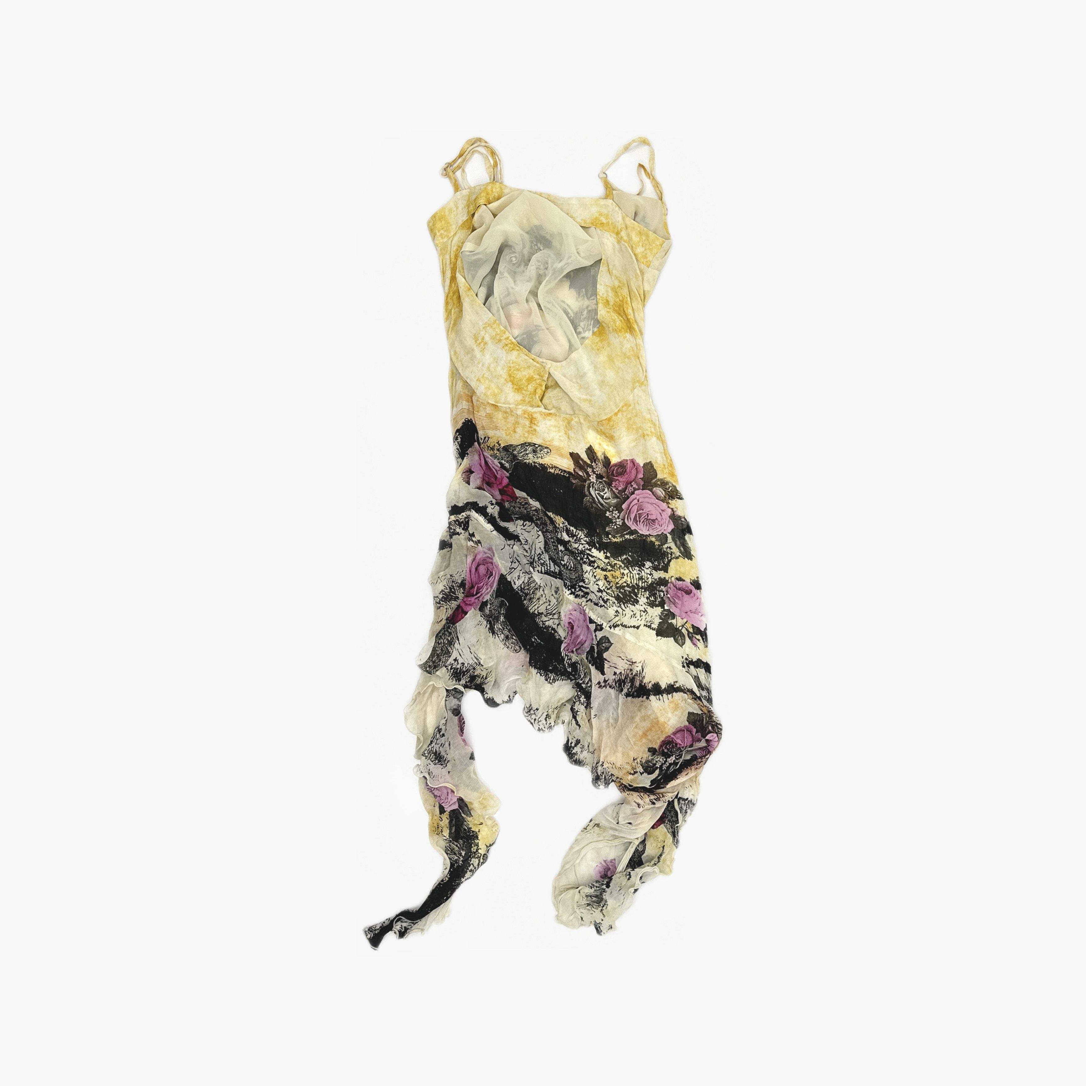 Acne Studios Acne Studios Floral Cutout Asymmetric Dress 40 Size M / US 6-8 / IT 42-44 - 3 Thumbnail