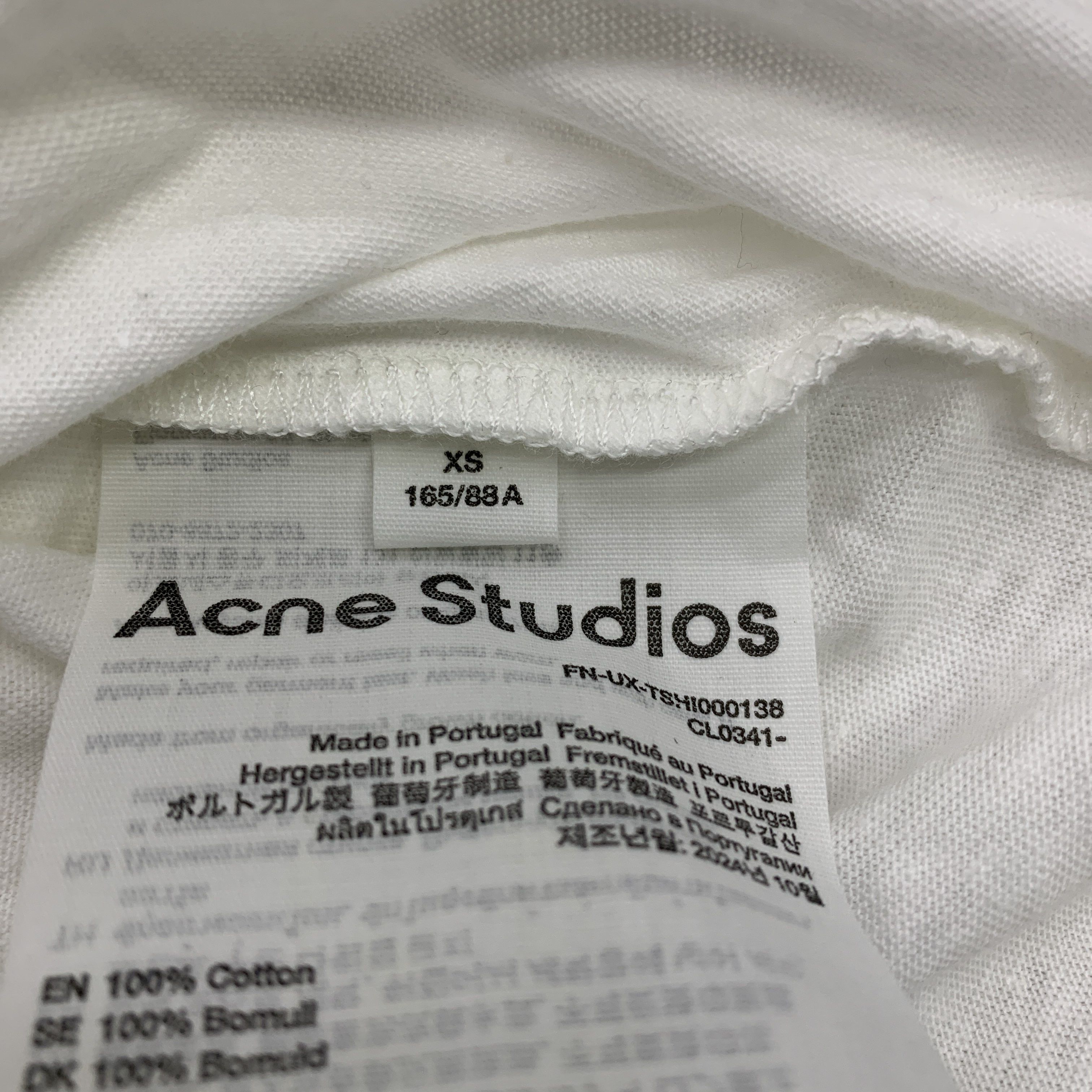 Acne Studios Acne Studios YOU WOULD. Graphic Long Sleeve T-Shirt XS Size US XS / EU 42 / 0 - 3 Thumbnail