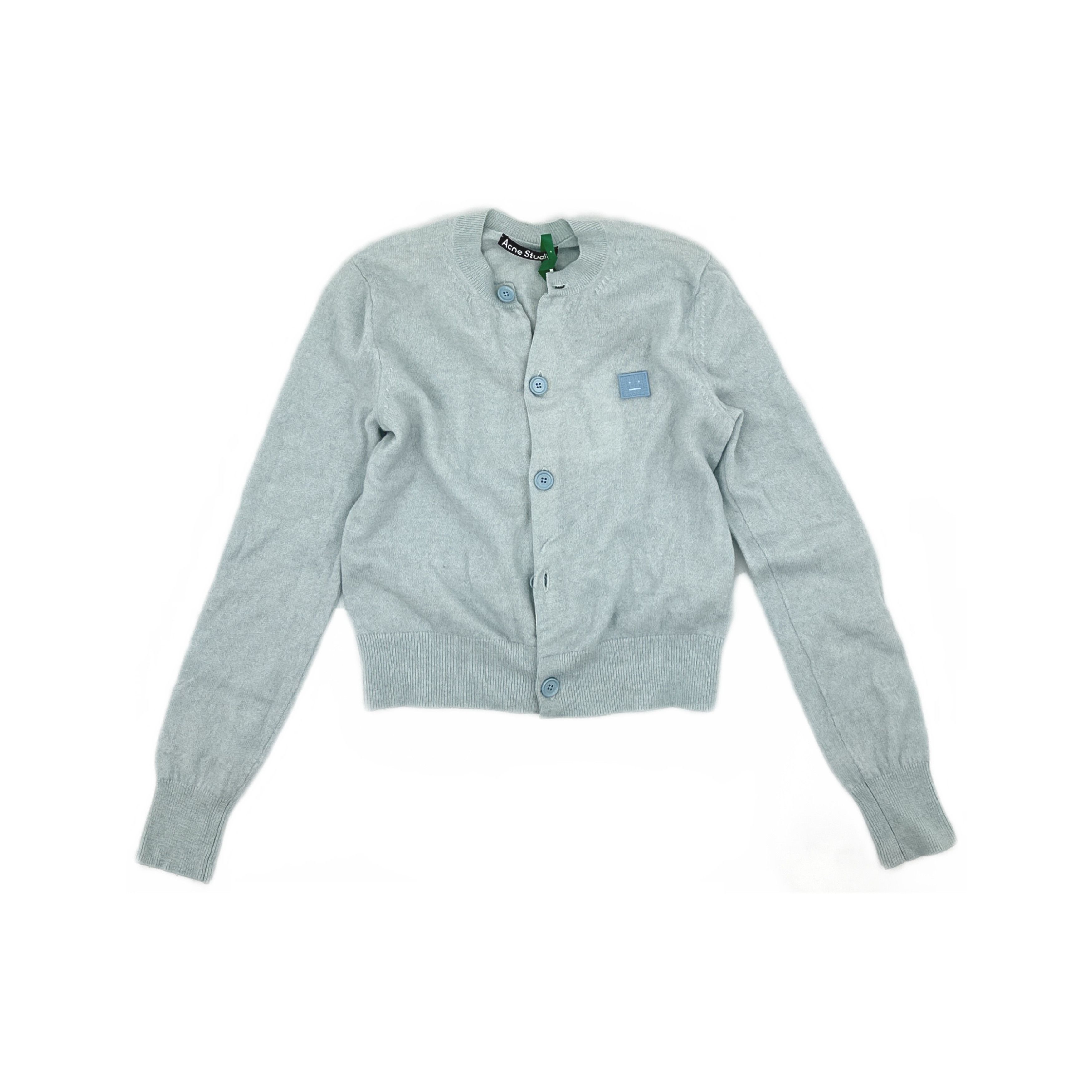 Acne Studios Acne Studios Face Logo Wool Cardigan Size S Size S / US 4 / IT 40 - 2 Thumbnail