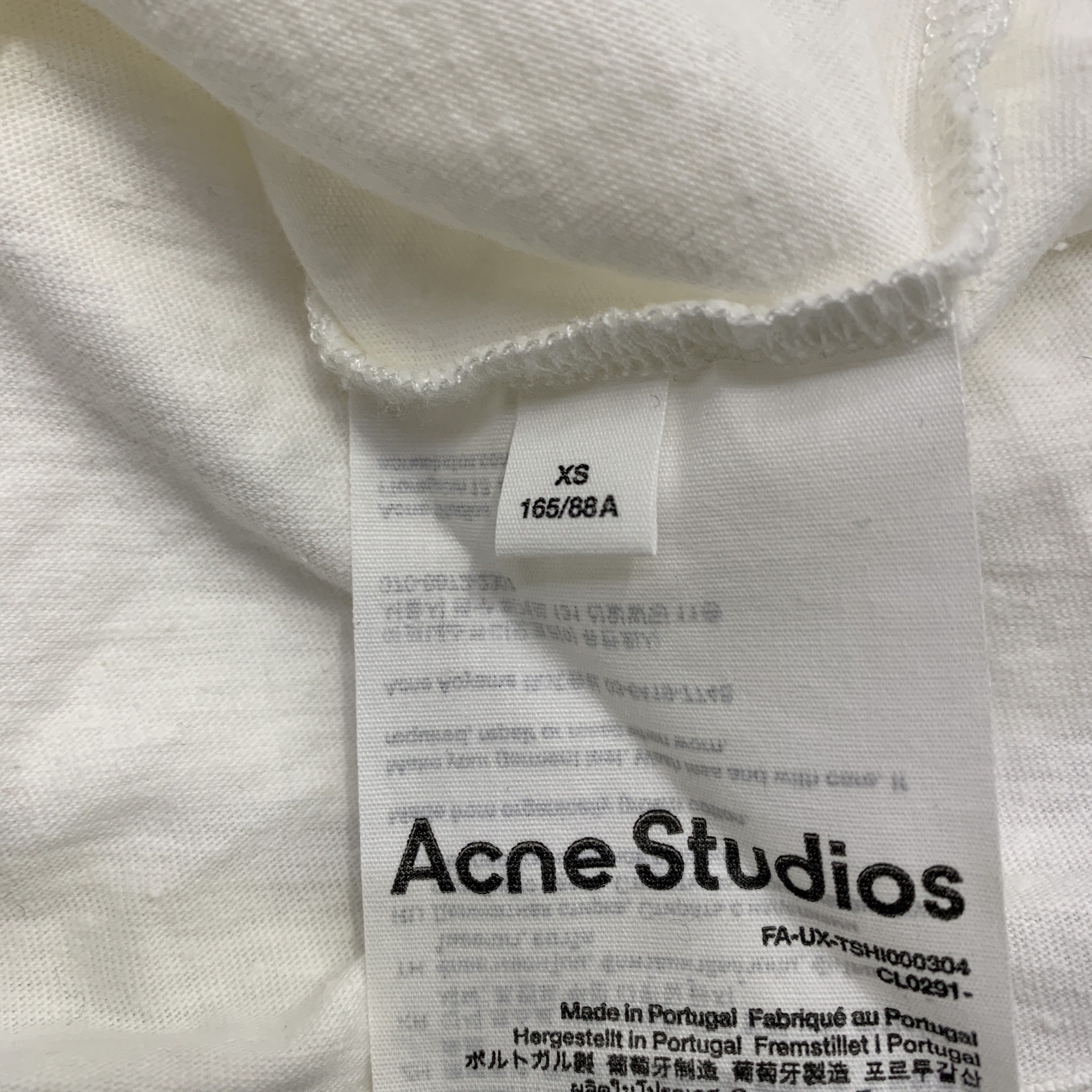 Acne Studios Acne Studios Face Bear Graphic T-Shirt XS Size US XS / EU 42 / 0 - 3 Thumbnail