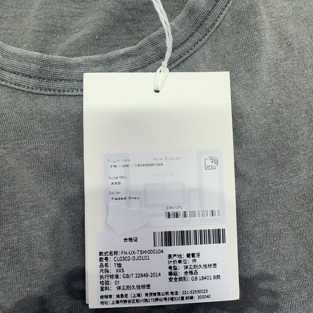 Acne Studios Acne Studios Faded Logo T-Shirt XXS Size US XXS / EU 40 - 4 Thumbnail