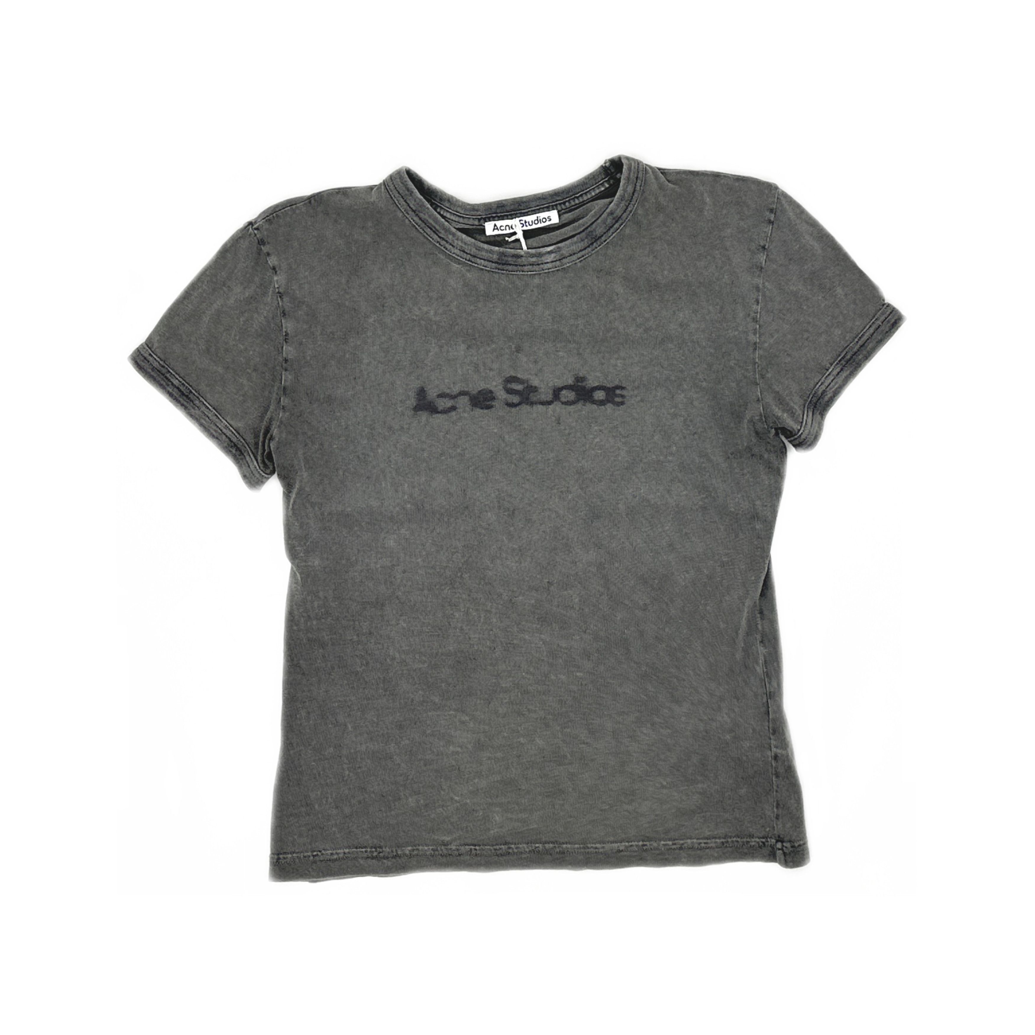 Acne Studios Acne Studios Faded Logo T-Shirt XXS Size US XXS / EU 40 - 2 Thumbnail