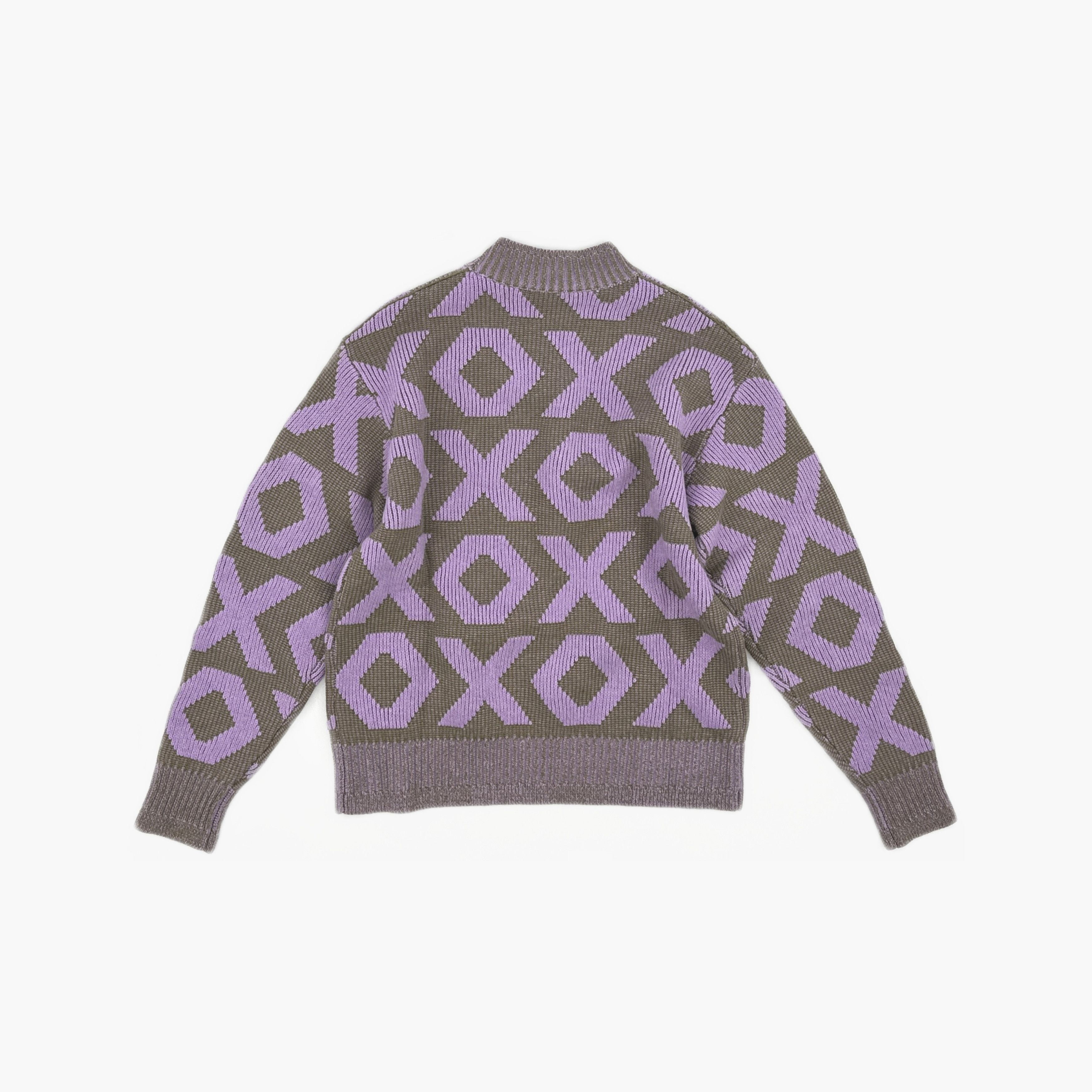 Acne Studios Acne Studios Geometric Face Logo Knit Sweater XXS Size US XXS / EU 40 - 3 Thumbnail