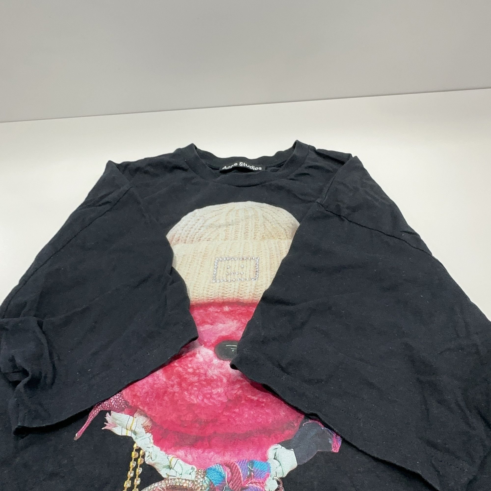 Acne Studios Acne Studios Pink Bear Face T-Shirt M Size US M / EU 48-50 / 2 - 10 Thumbnail