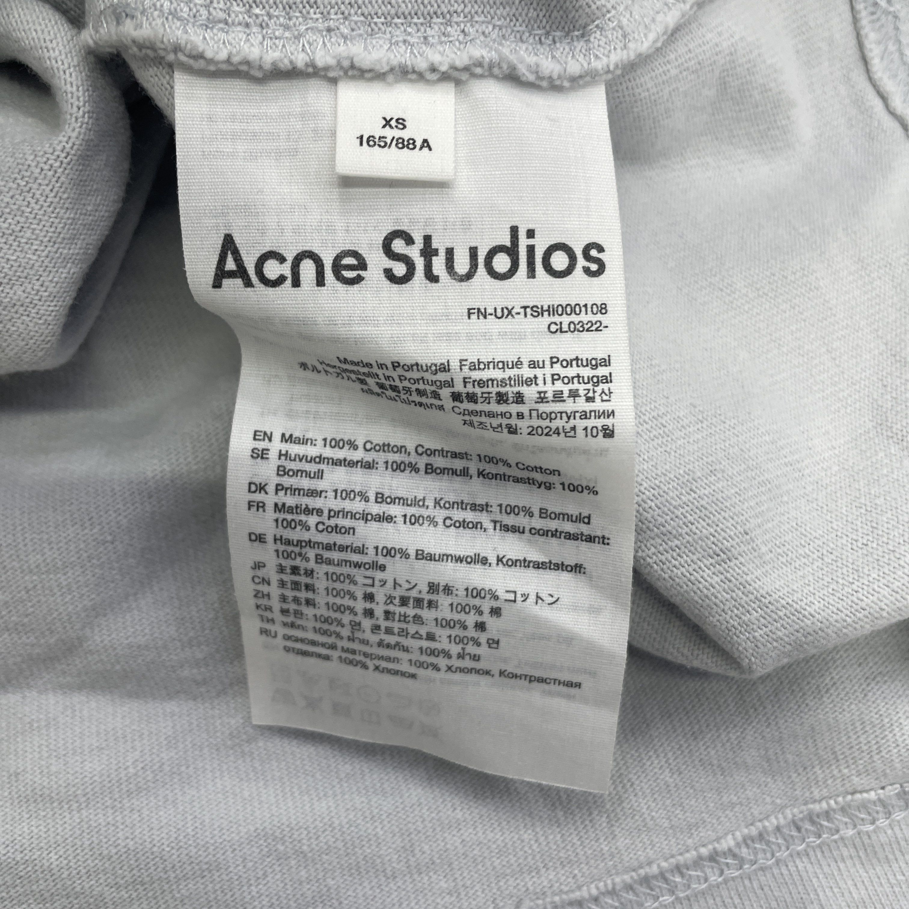 Acne Studios Acne Studios Logo Print Double Layer L/S T-Shirt XS Size US XS / EU 42 / 0 - 4 Thumbnail