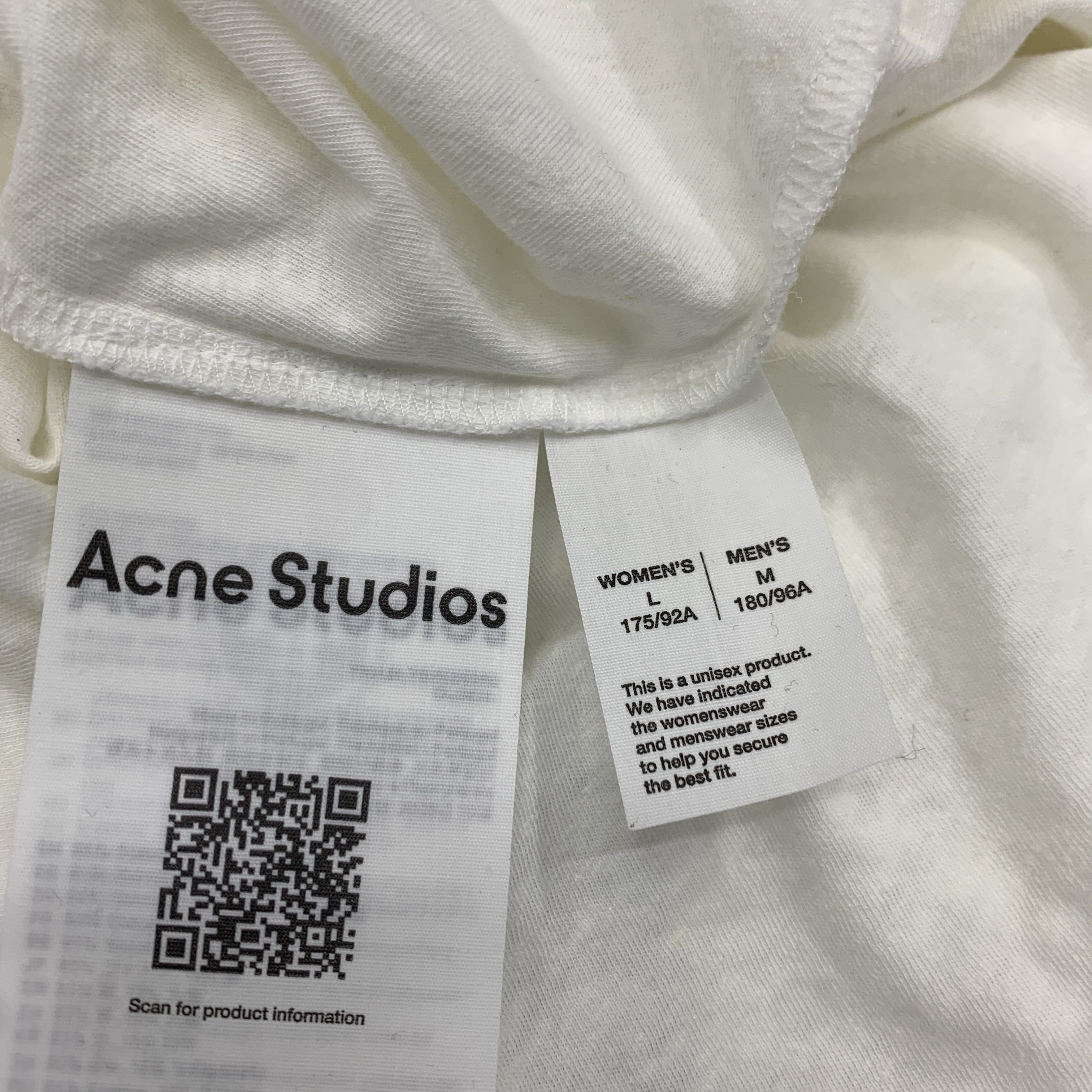 Acne Studios Acne Studios Stockholm 1996 Long Sleeve T-Shirt M Size US M / EU 48-50 / 2 - 3 Thumbnail