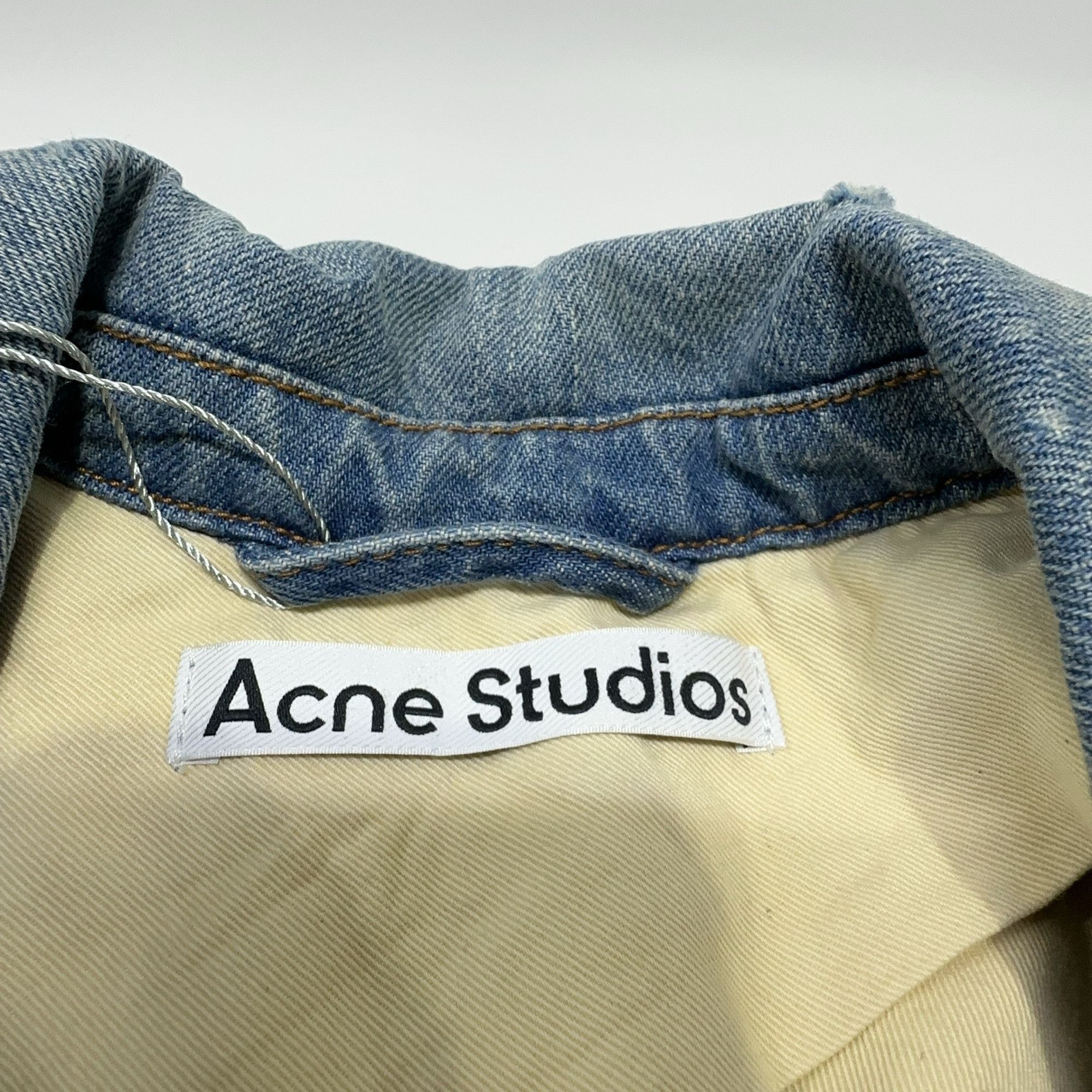 Acne Studios Acne Studios Distressed Denim Blazer Size 34 Size XS / US 0-2 / IT 36-38 - 6 Thumbnail