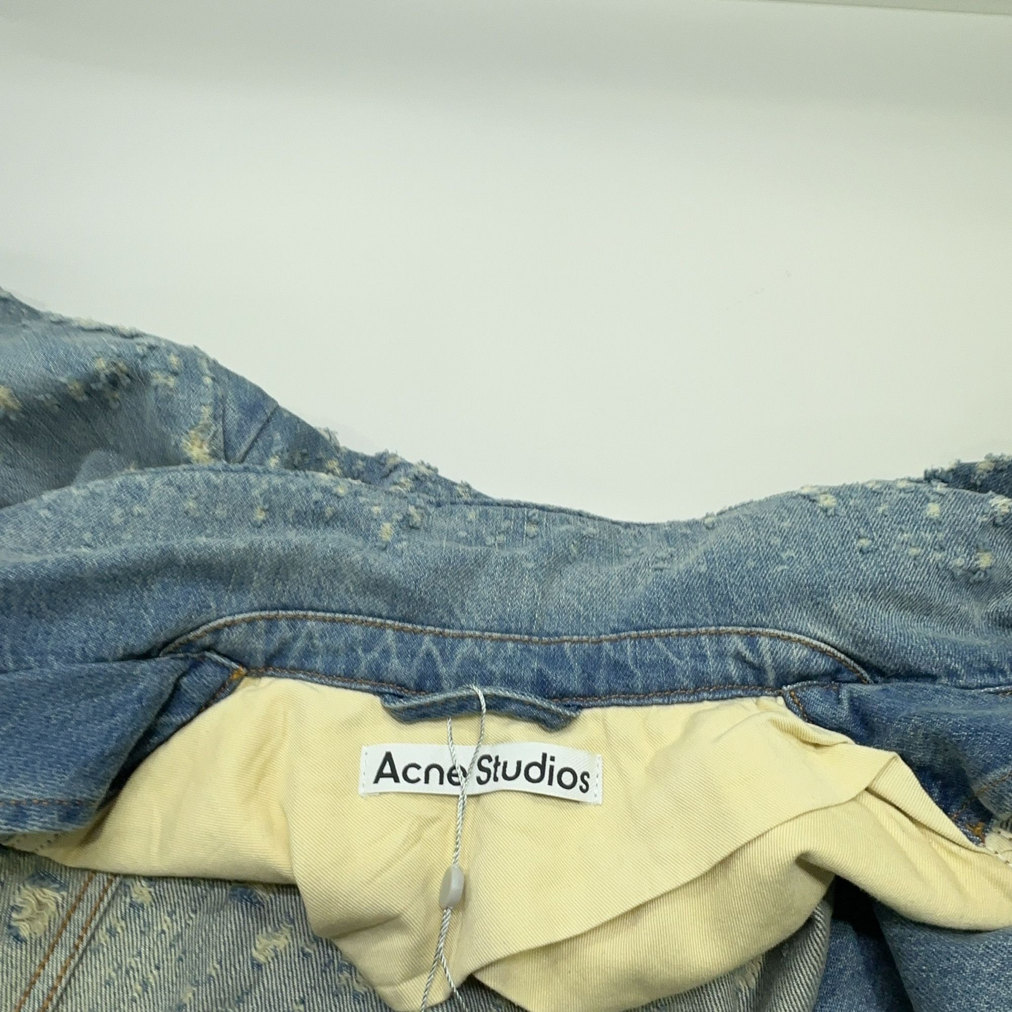 Acne Studios Acne Studios Distressed Denim Blazer Size 34 Size XS / US 0-2 / IT 36-38 - 14 Thumbnail