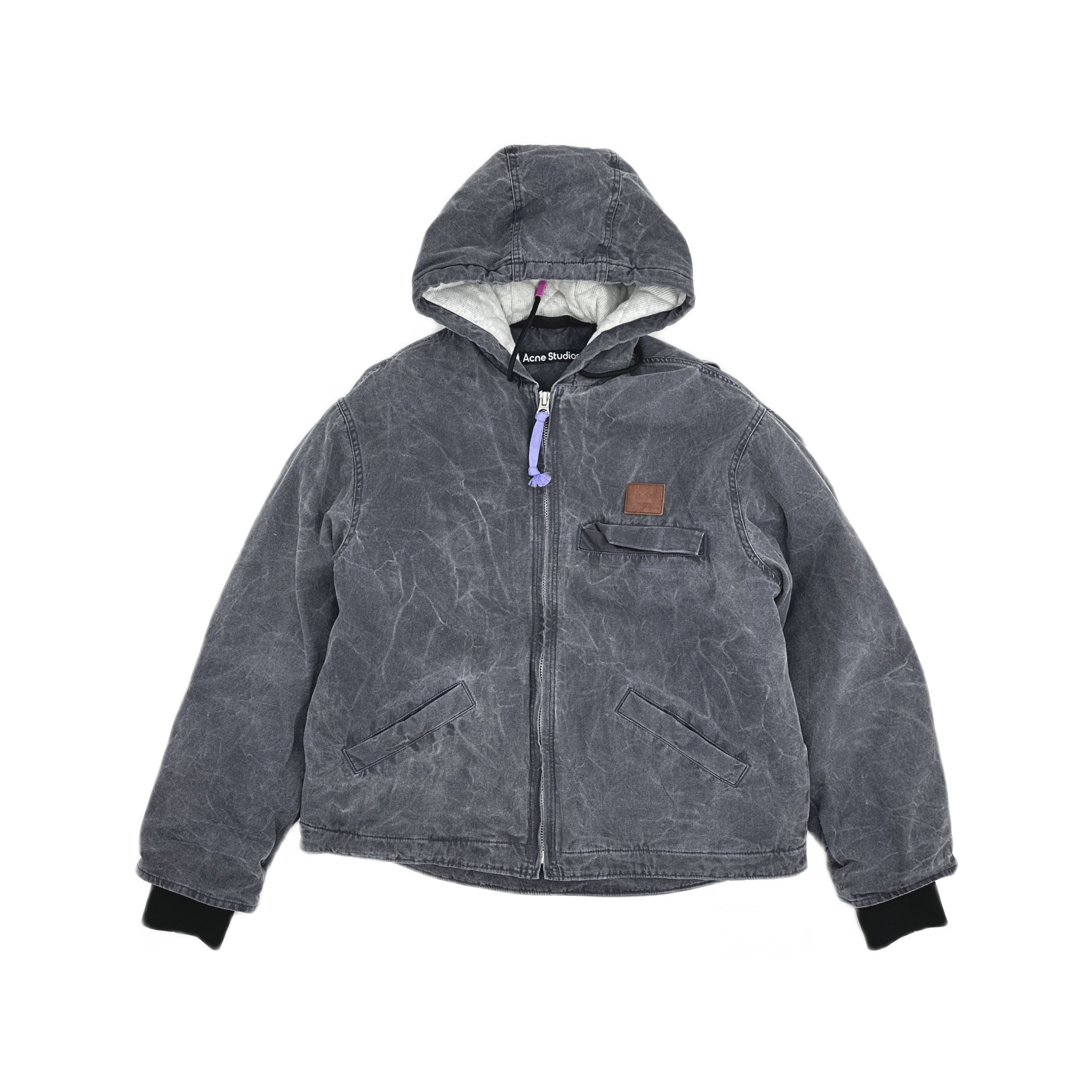 Acne Studios Acne Studios Washed Face Patch Hooded Jacket XS Size US XS / EU 42 / 0 - 2 Thumbnail