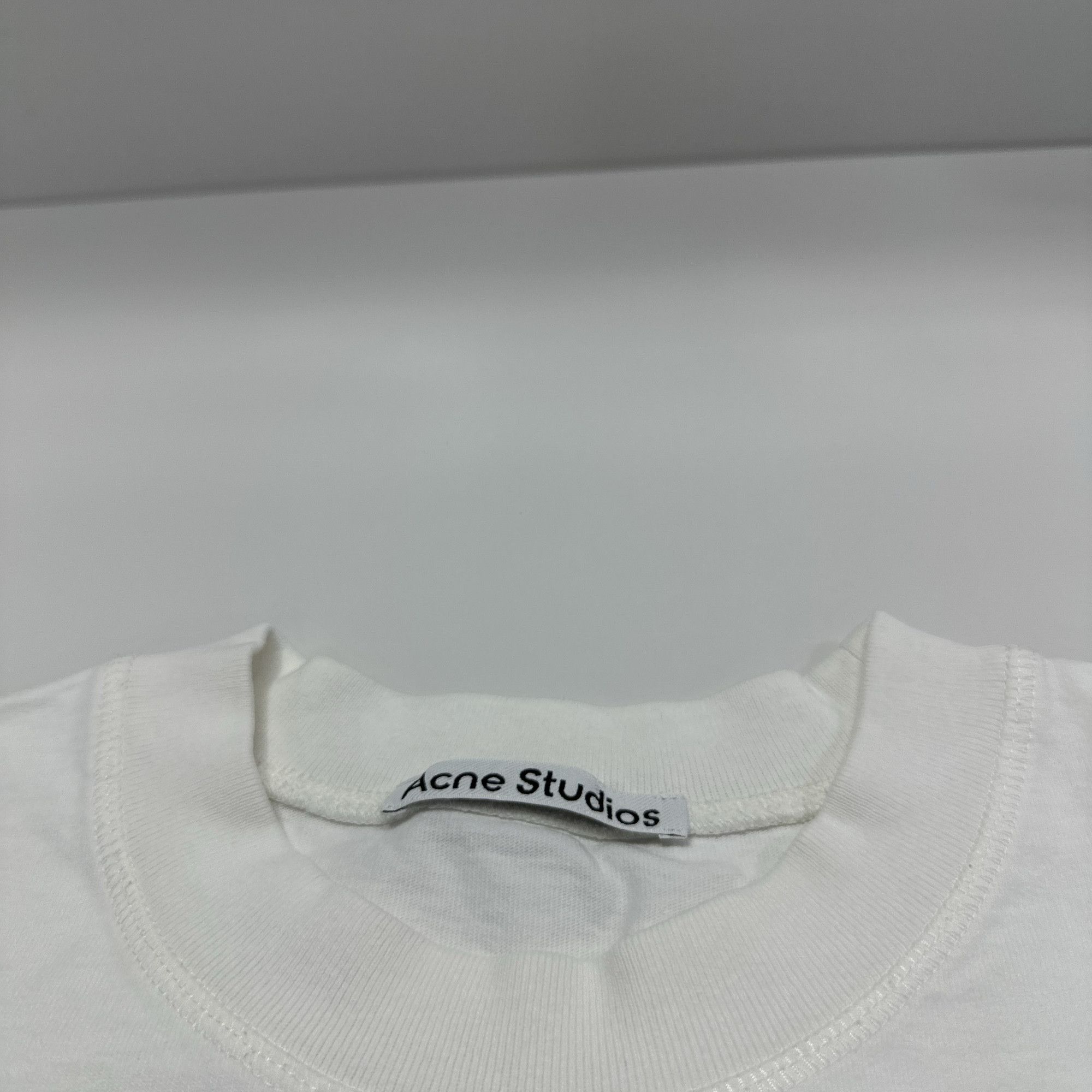 Acne Studios Acne Studios Mini Logo Cotton T-Shirt White M Size US M / EU 48-50 / 2 - 4 Thumbnail