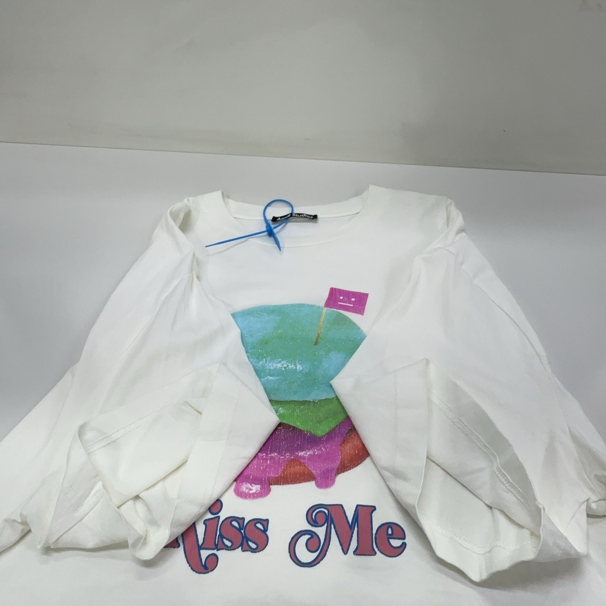 Acne Studios Acne Studios Burger Graphic Kiss Me T-Shirt M Size US M / EU 48-50 / 2 - 11 Thumbnail