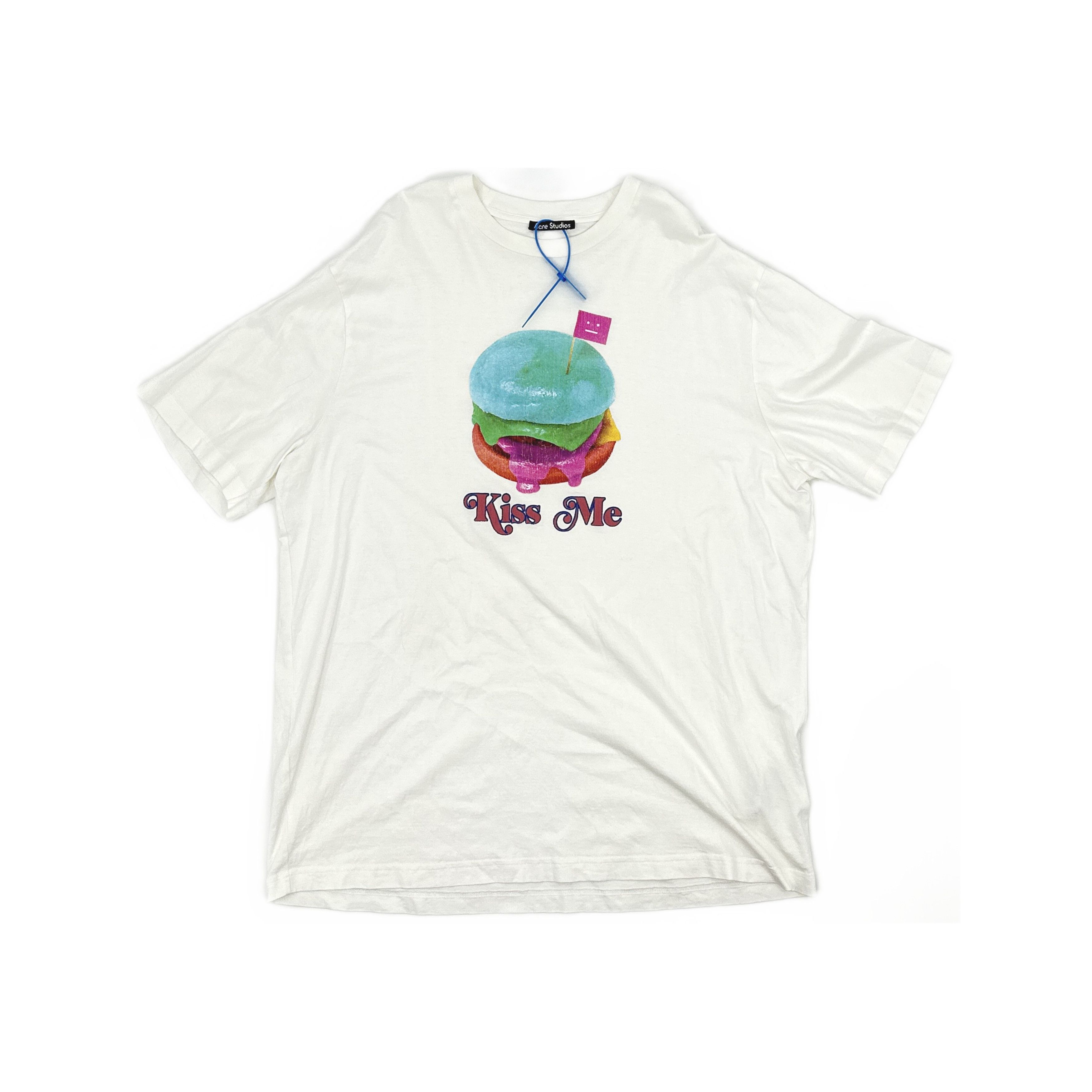 Acne Studios Acne Studios Burger Graphic Kiss Me T-Shirt M Size US M / EU 48-50 / 2 - 2 Thumbnail