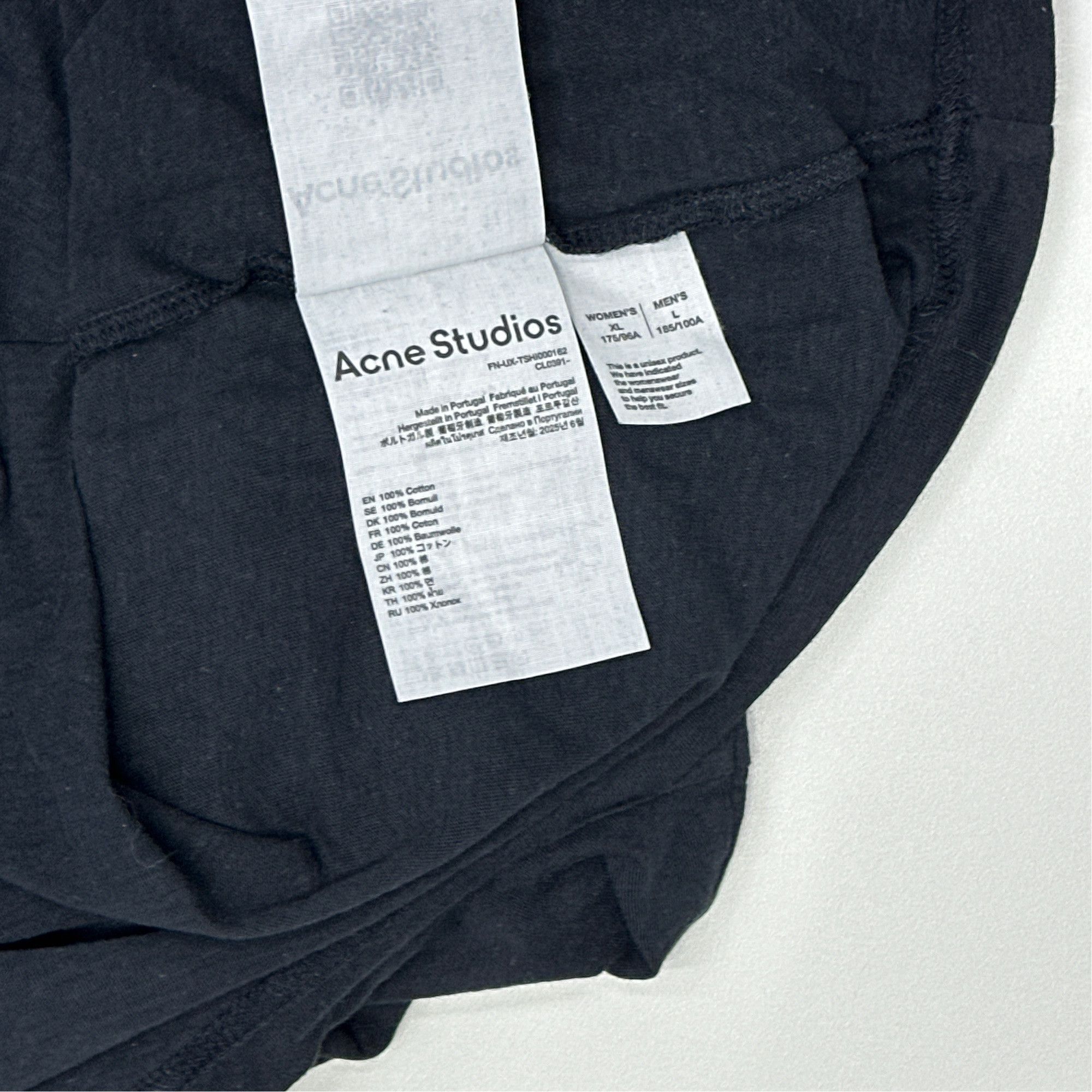 Acne Studios Acne Studios Printed Logo Patch T-Shirt L Size US L / EU 52-54 / 3 - 4 Thumbnail