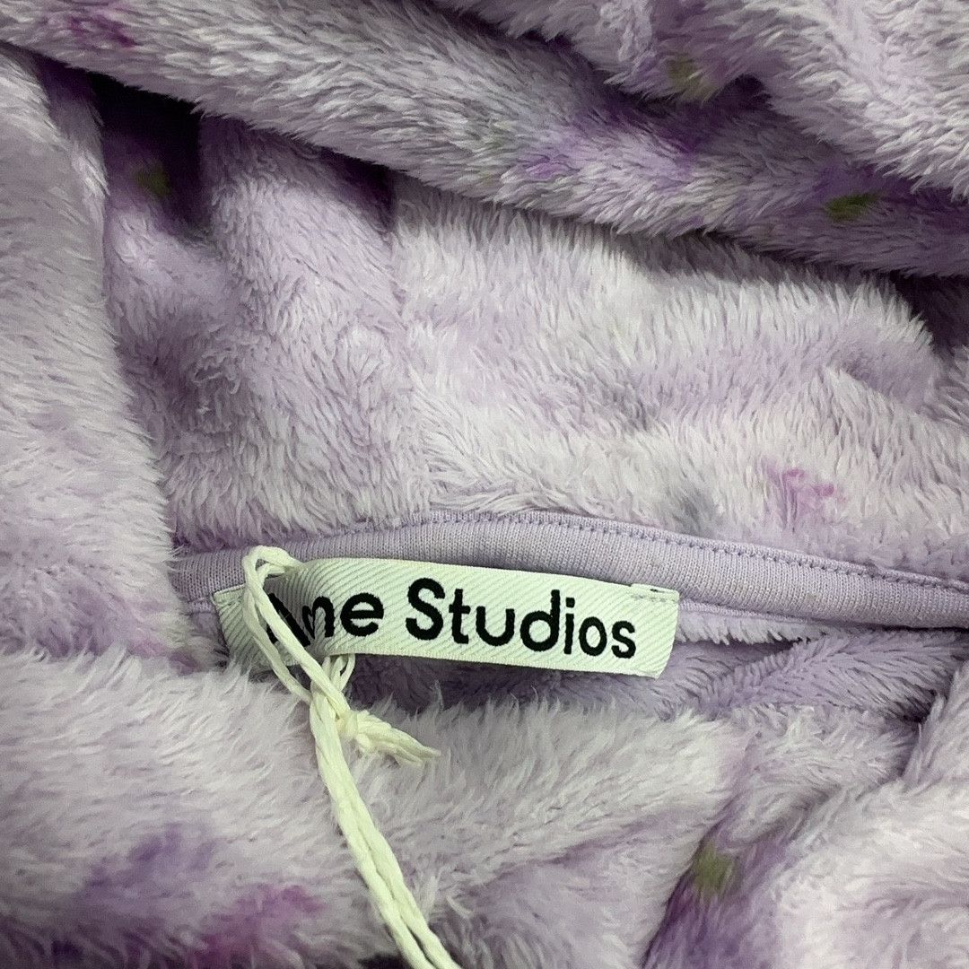 Acne Studios Acne Studios Floral Print Fleece Hoodie Size M Size M / US 6-8 / IT 42-44 - 6 Thumbnail