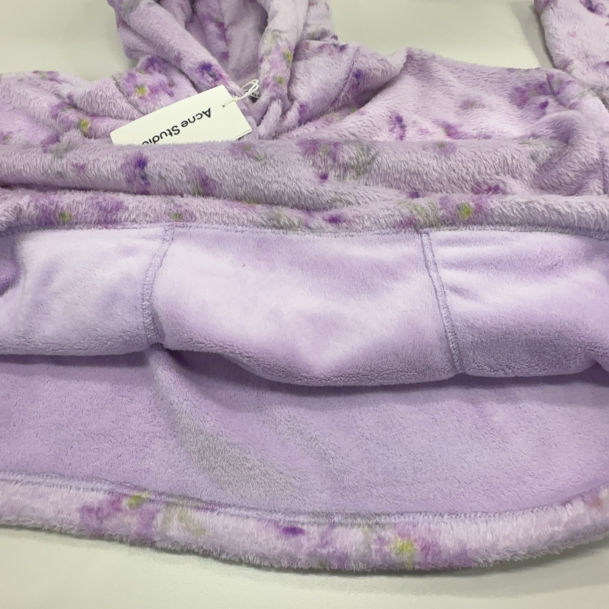 Acne Studios Acne Studios Floral Print Fleece Hoodie Size M Size M / US 6-8 / IT 42-44 - 8 Thumbnail