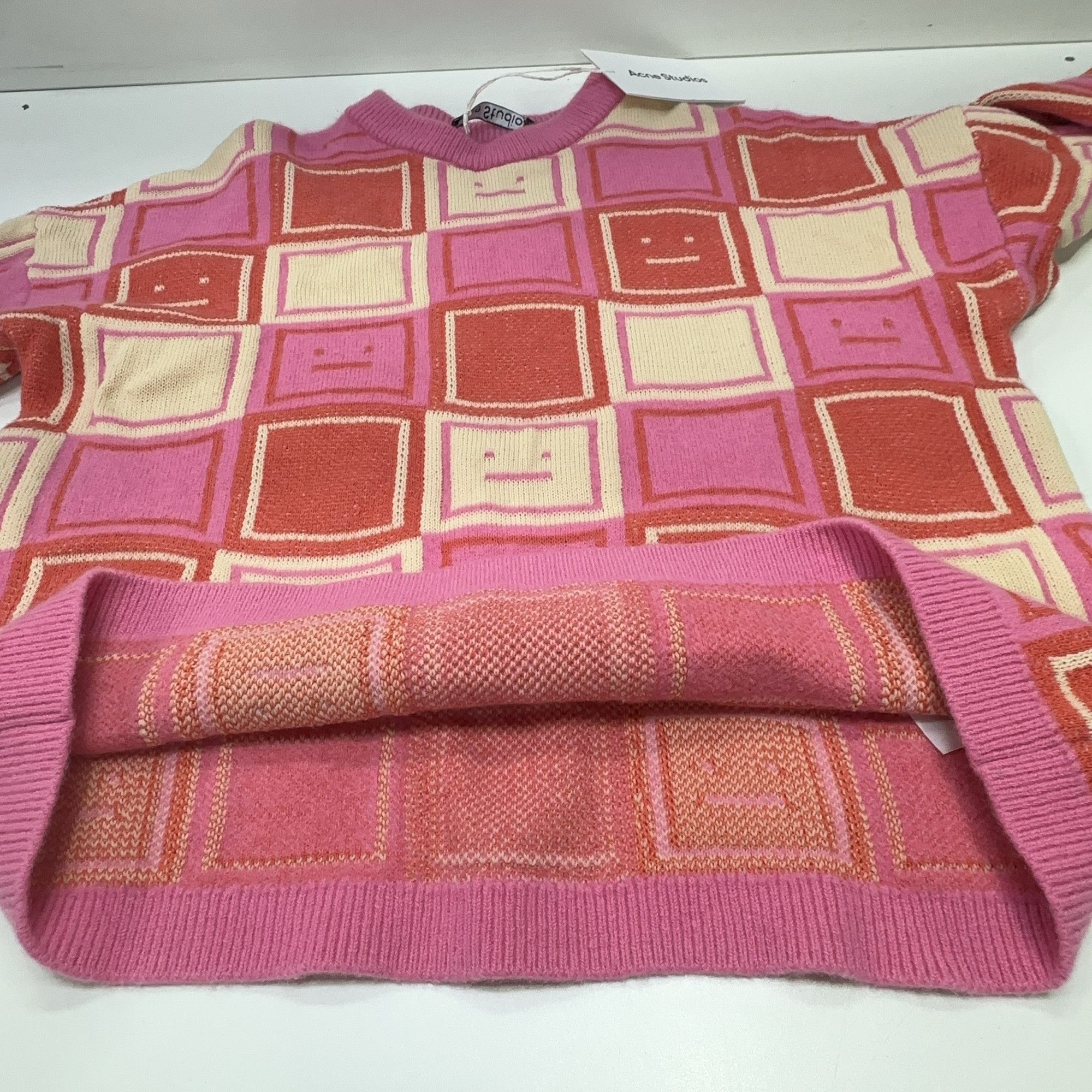 Acne Studios Acne Studios FW24 Face Logo Jacquard Sweater S Size US S / EU 44-46 / 1 - 10 Thumbnail