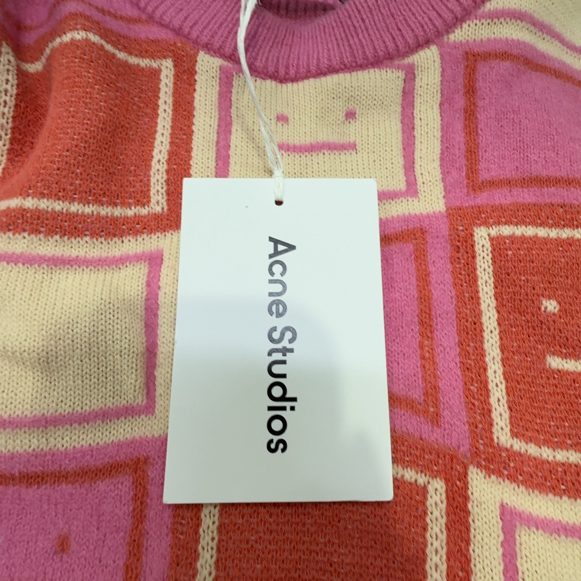 Acne Studios Acne Studios FW24 Face Logo Jacquard Sweater S Size US S / EU 44-46 / 1 - 4 Thumbnail