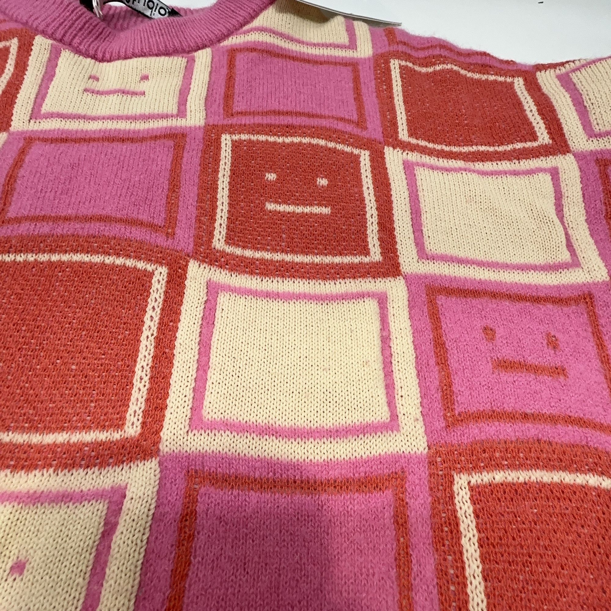 Acne Studios Acne Studios FW24 Face Logo Jacquard Sweater S Size US S / EU 44-46 / 1 - 7 Thumbnail