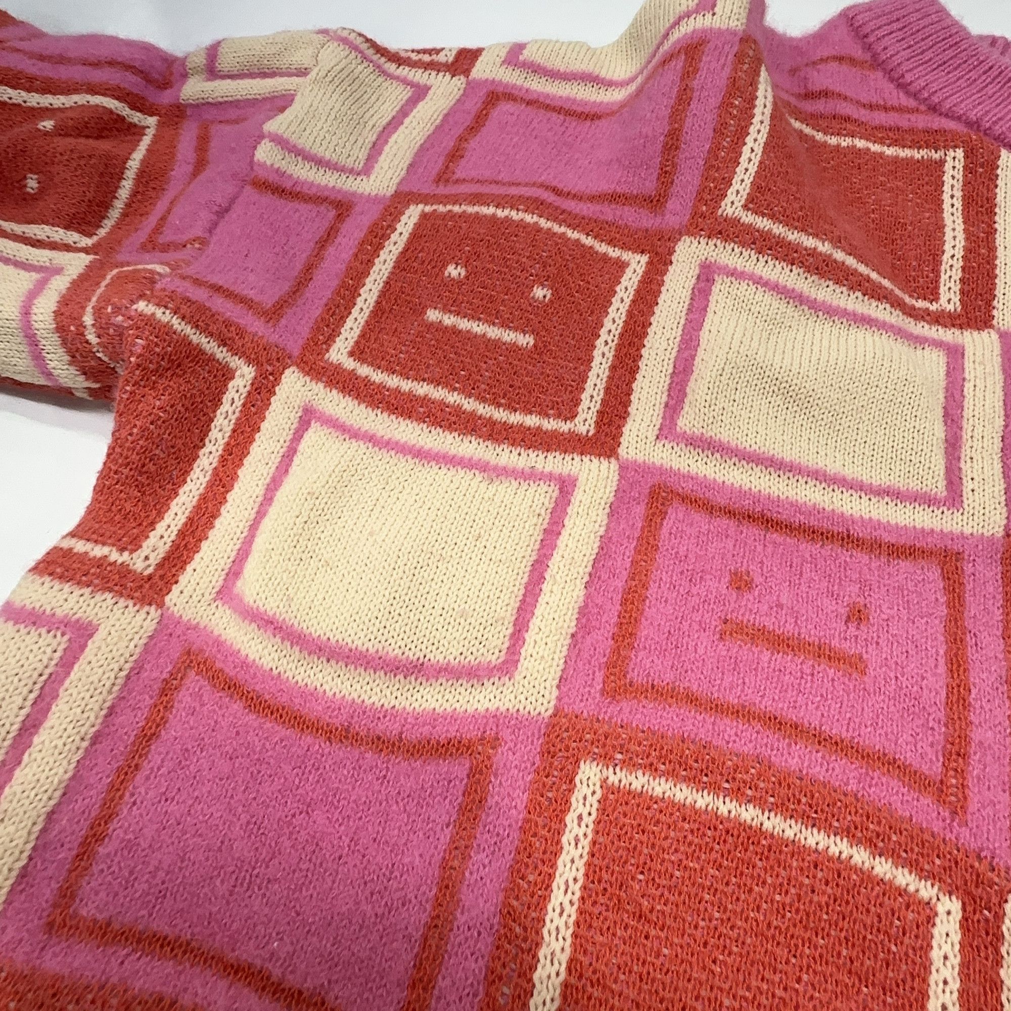 Acne Studios Acne Studios FW24 Face Logo Jacquard Sweater S Size US S / EU 44-46 / 1 - 8 Thumbnail