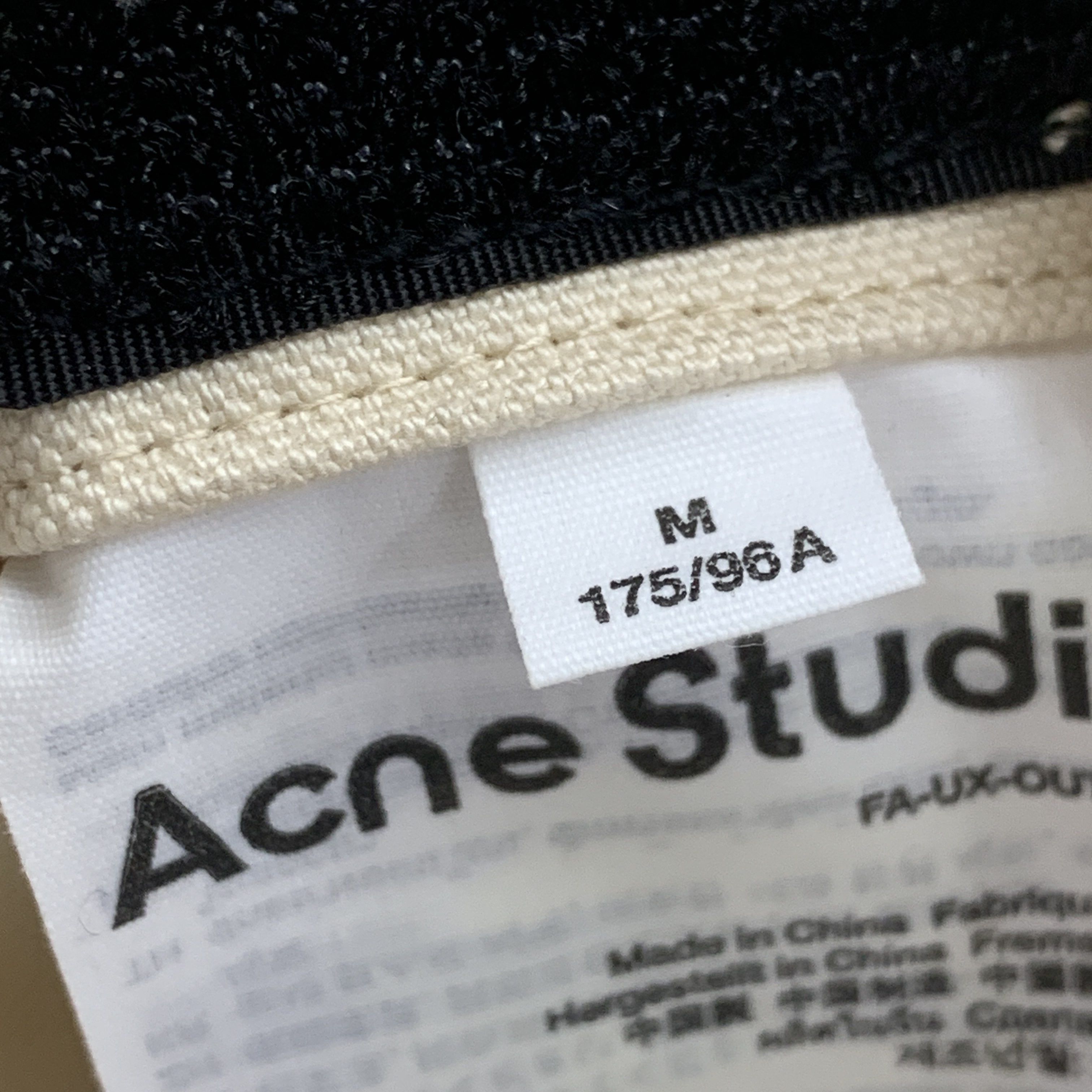 Acne Studios Acne Studios Oatmeal Face Patch Work Jacket Size M Size US M / EU 48-50 / 2 - 4 Thumbnail