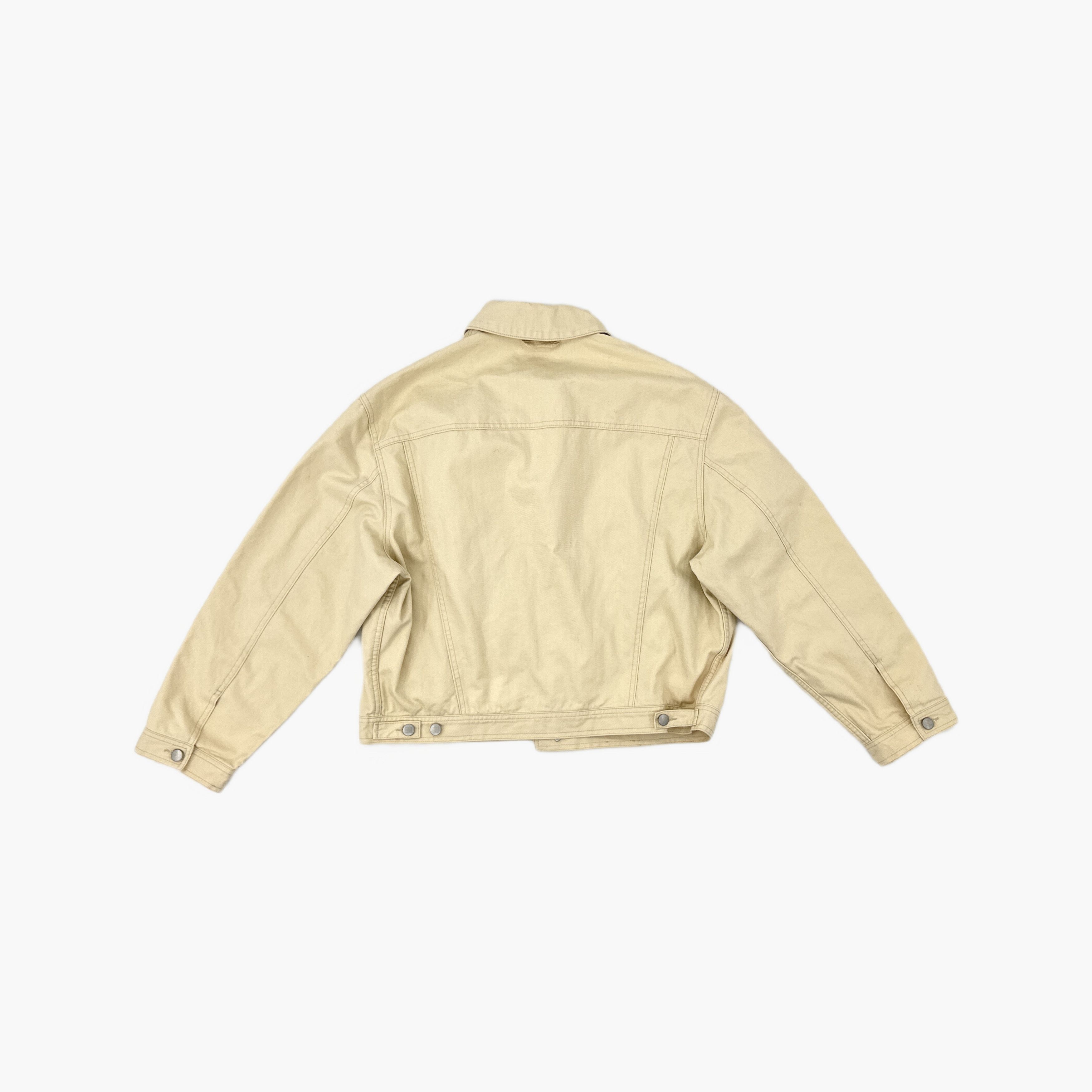 Acne Studios Acne Studios Oatmeal Face Patch Work Jacket Size M Size US M / EU 48-50 / 2 - 3 Thumbnail