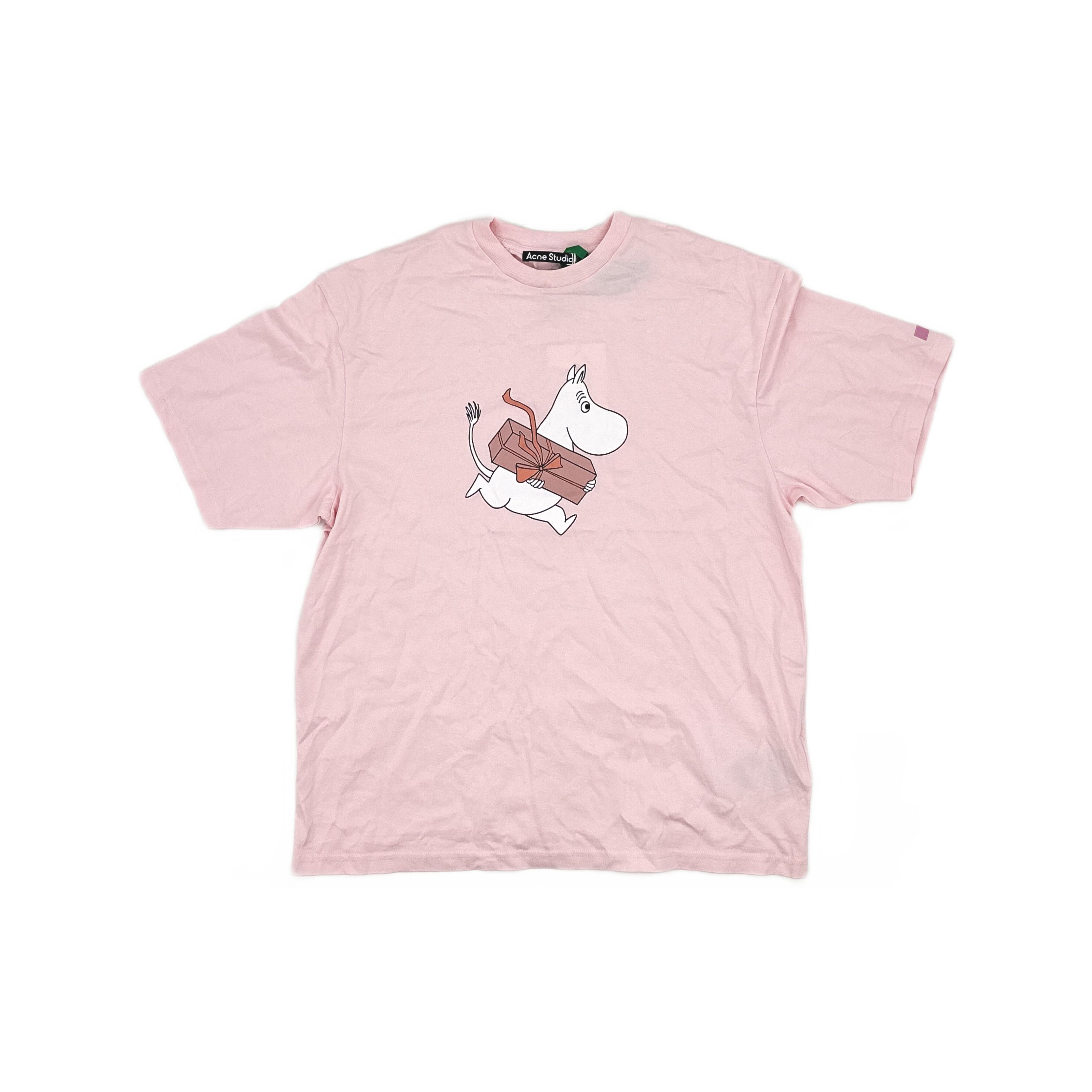 Acne Studios Acne Studios x Moomin Graphic T-Shirt Pink M Size US M / EU 48-50 / 2 - 2 Thumbnail