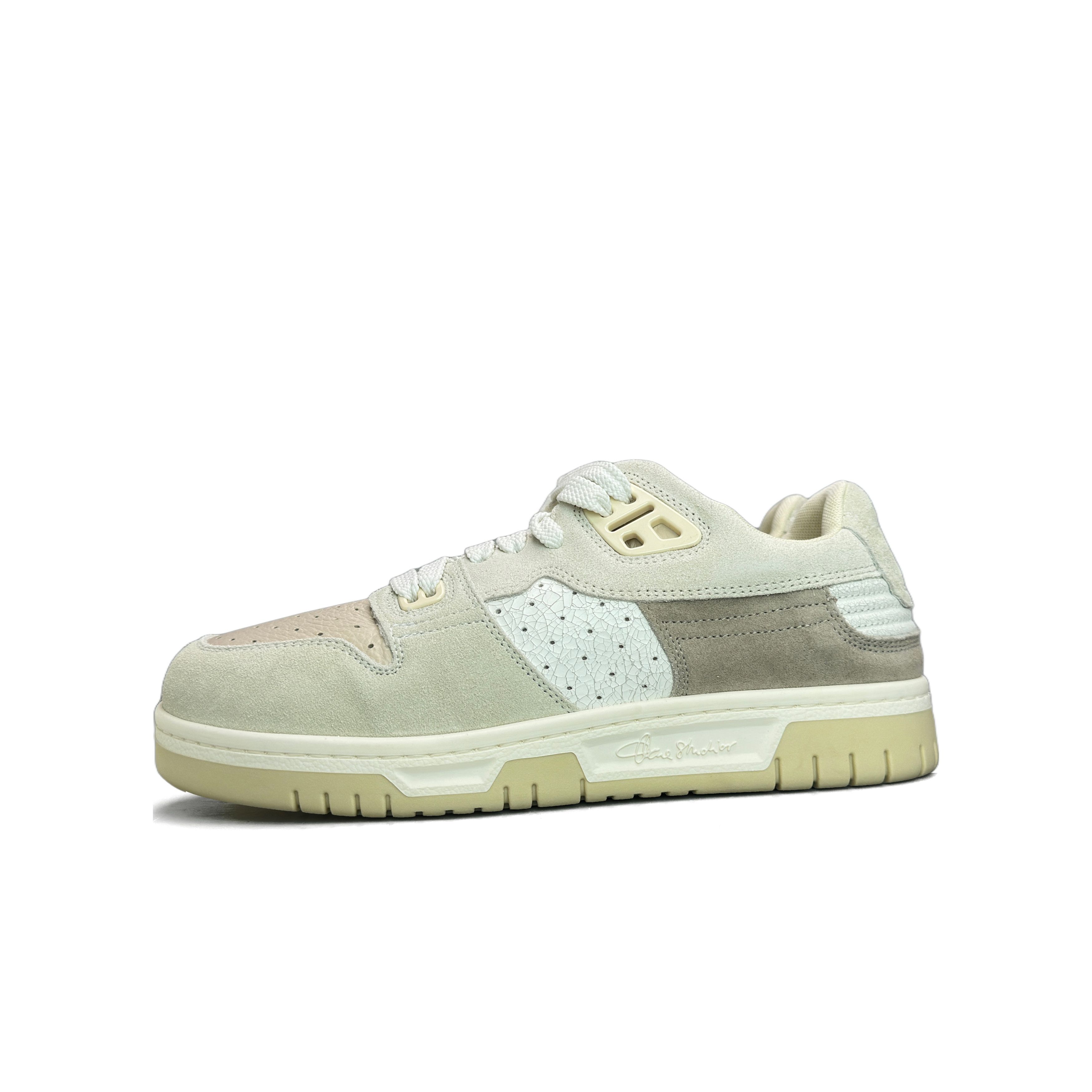 Acne Studios Acne Studios Beige Suede Low-Top Sneakers 38 Size US 8 / IT 38 - 2 Thumbnail