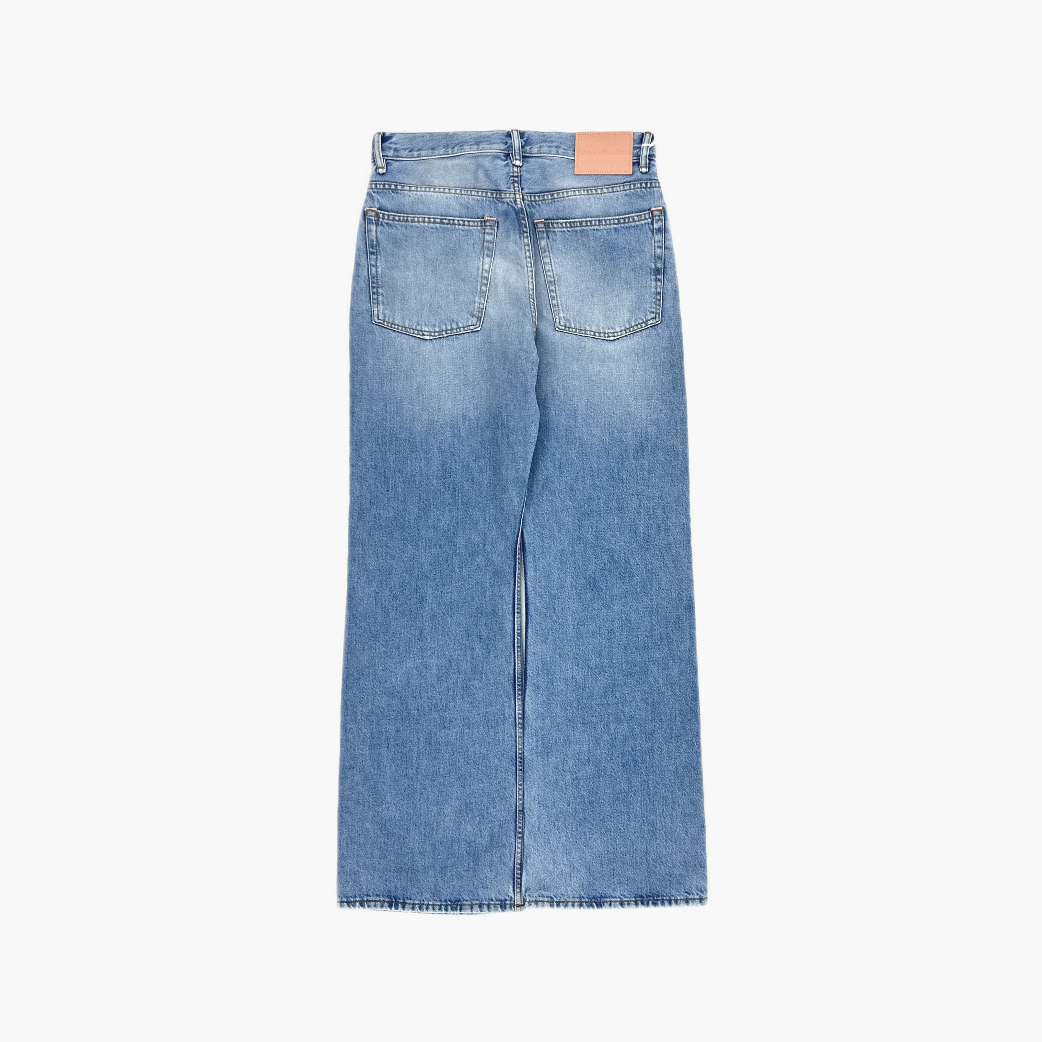 Acne Studios Acne Studios Light Wash Wide Leg Jeans 30/32 Size US 30 / EU 46 - 3 Thumbnail