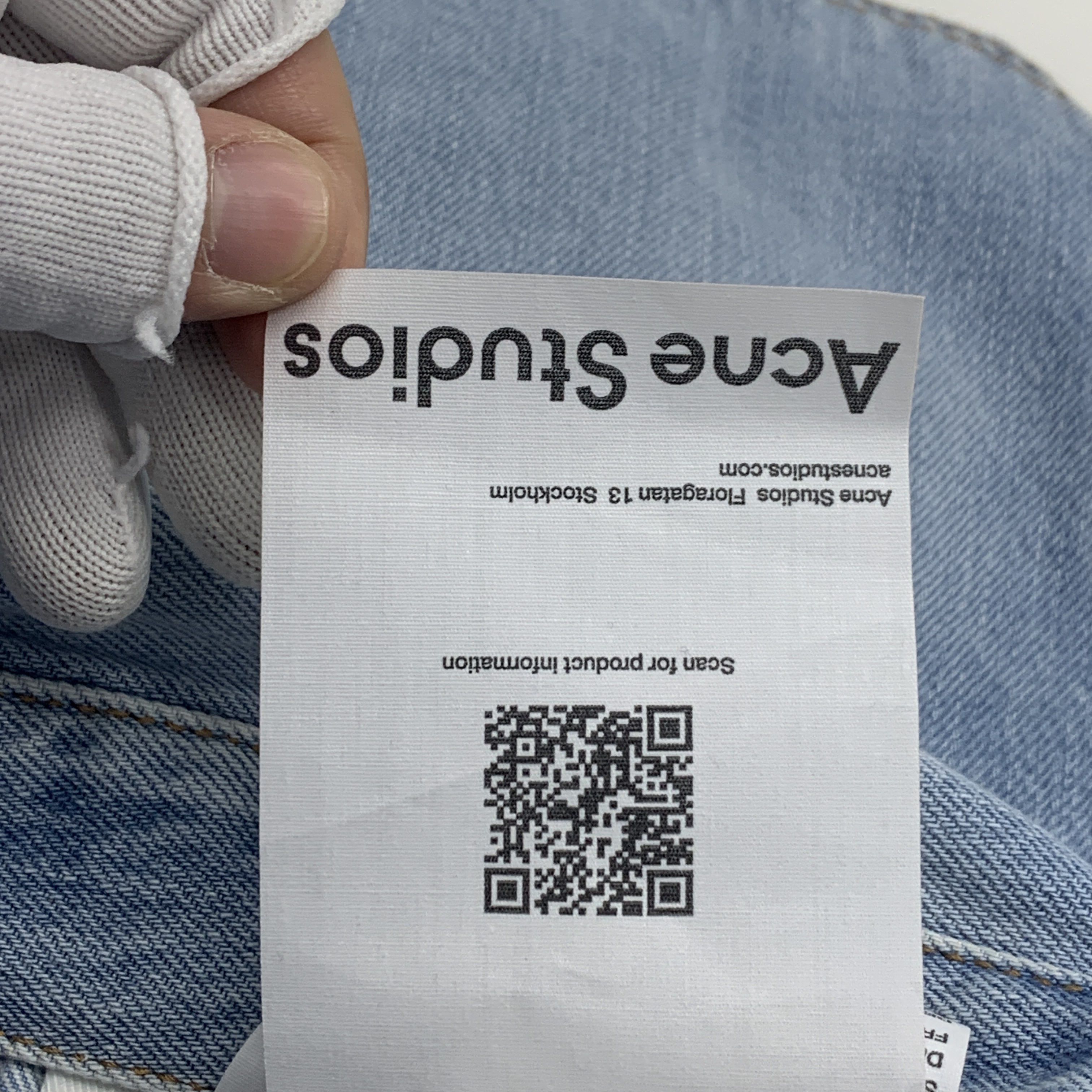 Acne Studios Acne Studios Light Wash Wide Leg Jeans 30/32 Size US 30 / EU 46 - 5 Thumbnail