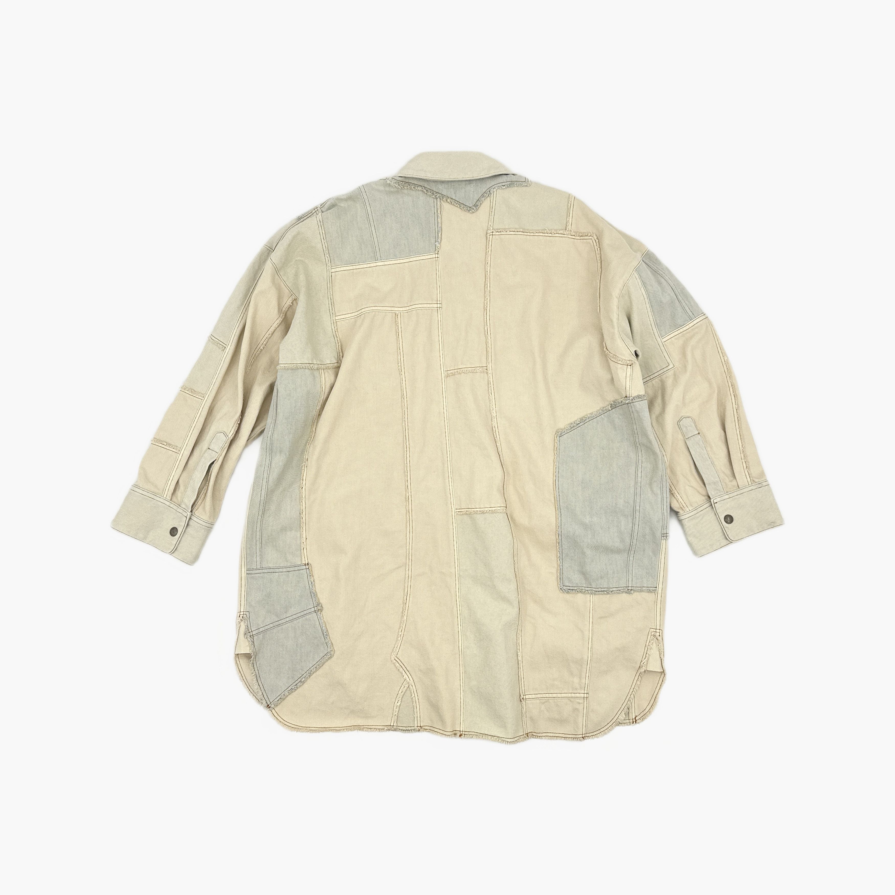 Acne Studios Acne Studios Patchwork Colorblock Shirt 38 Size S / US 4 / IT 40 - 3 Thumbnail