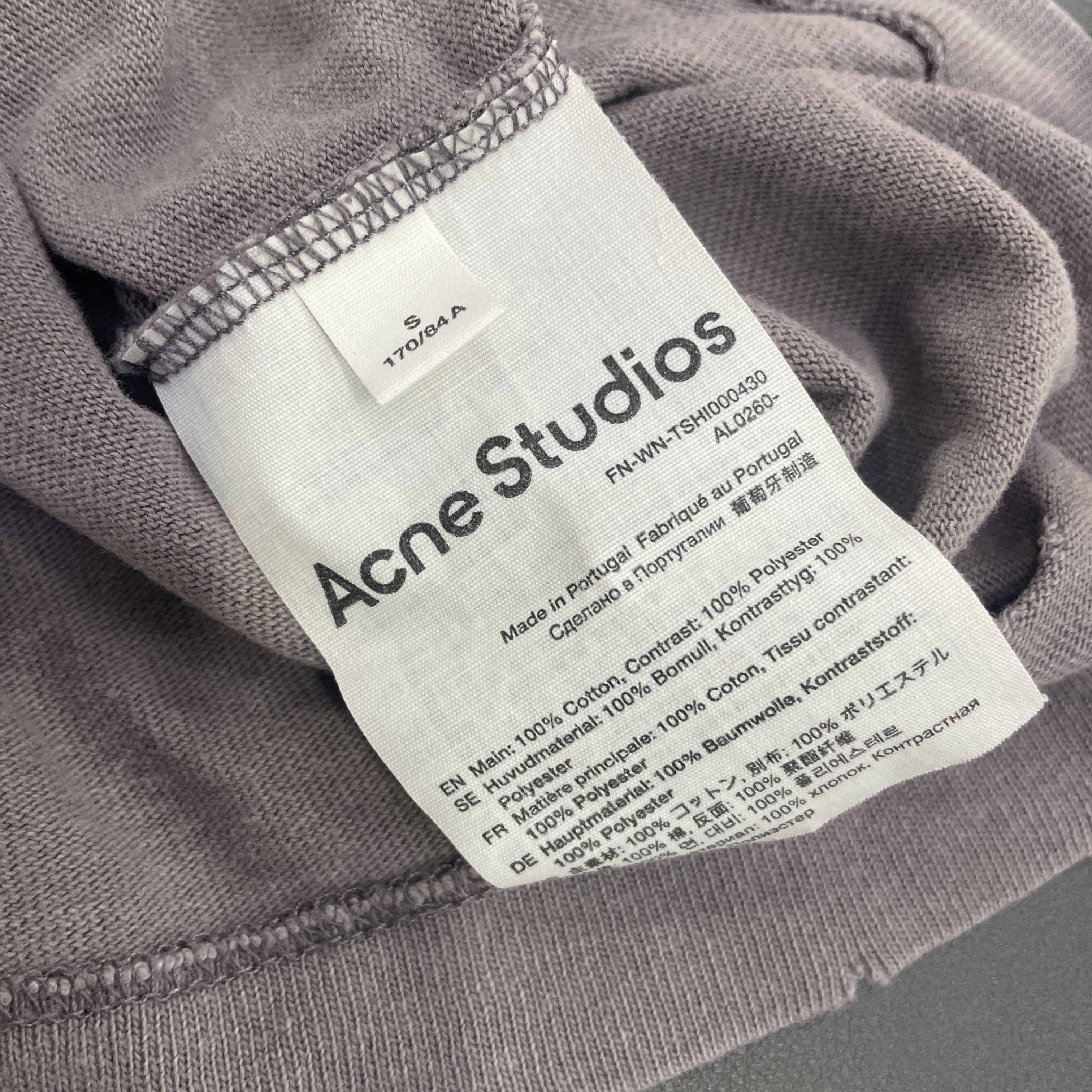 Acne Studios Acne Studios Distressed Layered Long Sleeve T-Shirt Size S Size S / US 4 / IT 40 - 3 Thumbnail