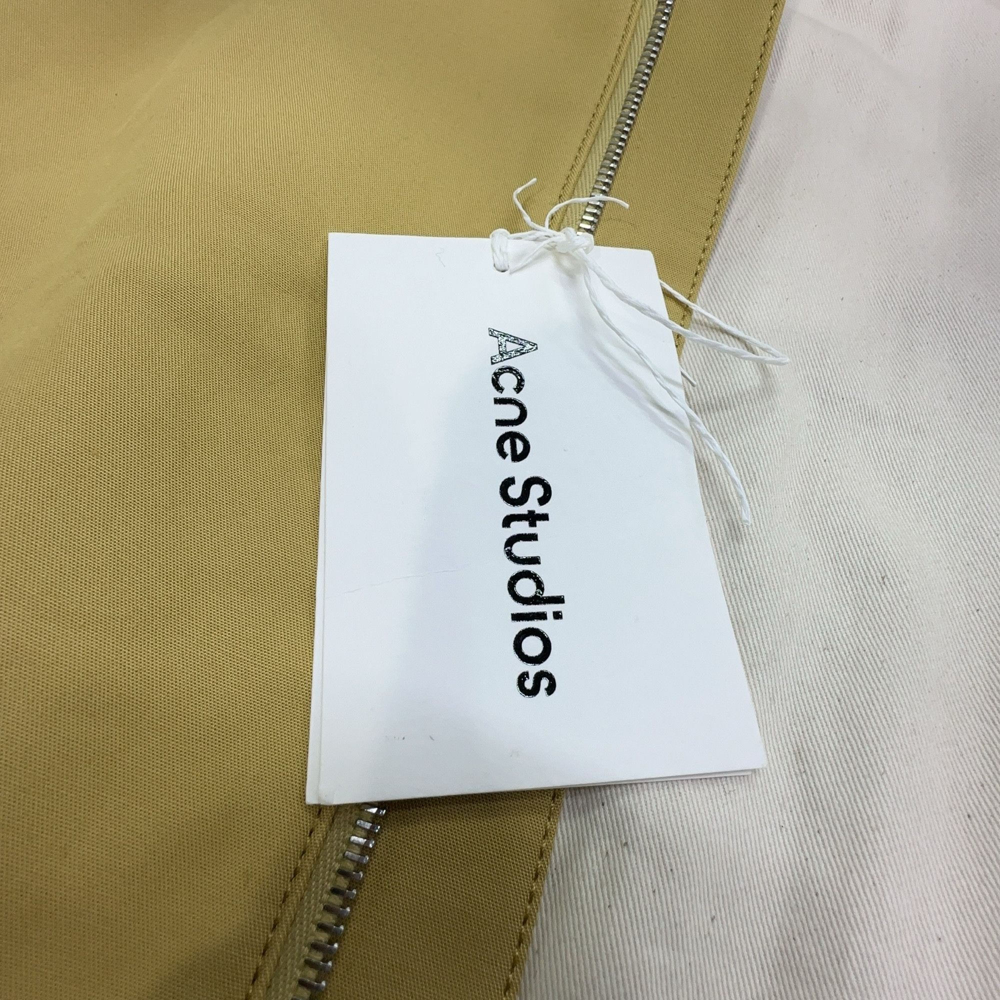 Acne Studios Acne Studios Leather Trim Twill Jacket Size 48 Size US M / EU 48-50 / 2 - 7 Thumbnail