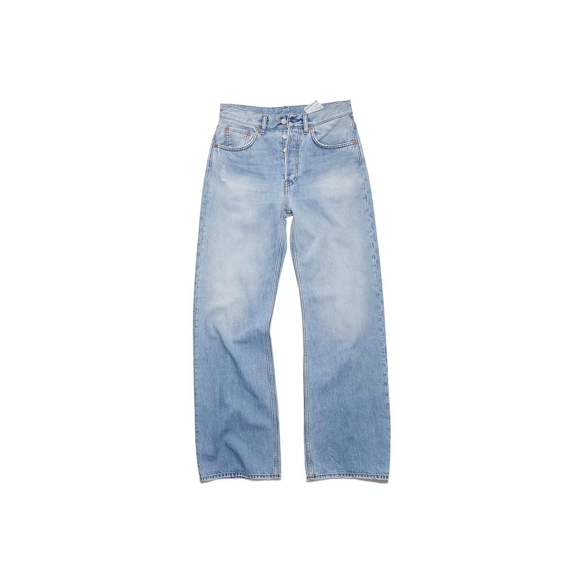 Acne Studios Acne Studios SS22 2021F Wide-Leg Jeans Blue 33 Size 33" - 2 Thumbnail