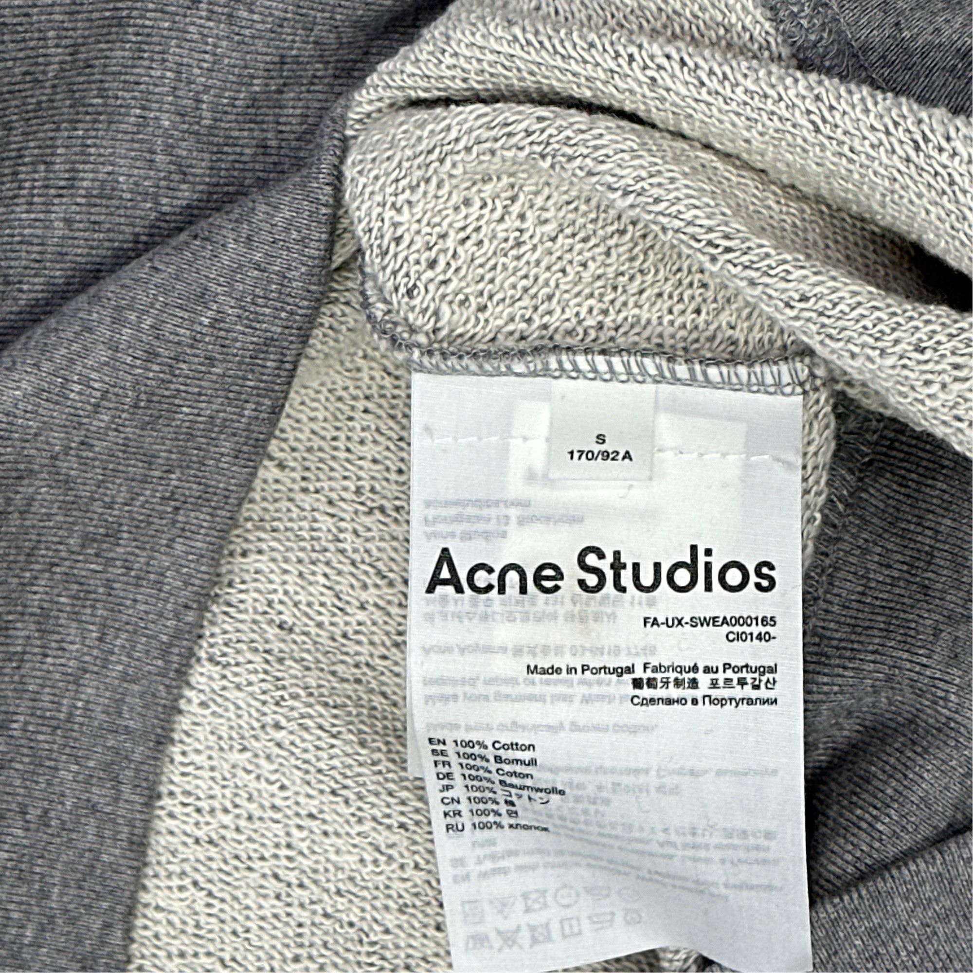 Acne Studios Acne Studios Face Patch Crewneck Sweatshirt S Size S / US 4 / IT 40 - 3 Thumbnail