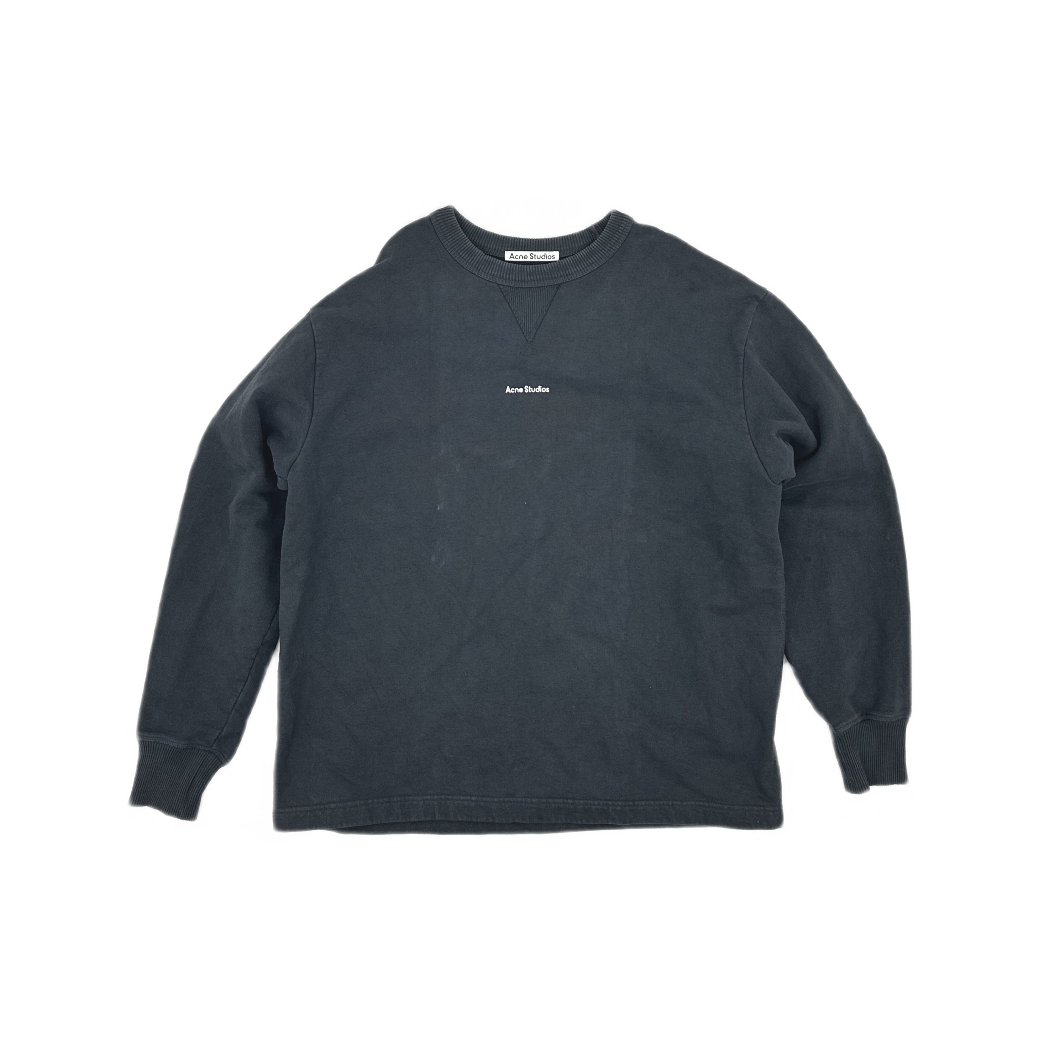Acne Studios Acne Studios Logo Crewneck Sweatshirt Size M Size US M / EU 48-50 / 2 - 2 Thumbnail
