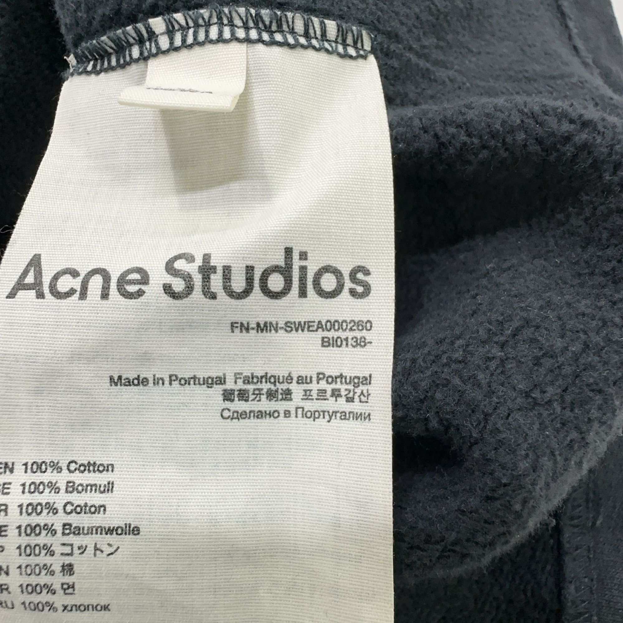 Acne Studios Acne Studios Logo Crewneck Sweatshirt Size M Size US M / EU 48-50 / 2 - 6 Thumbnail
