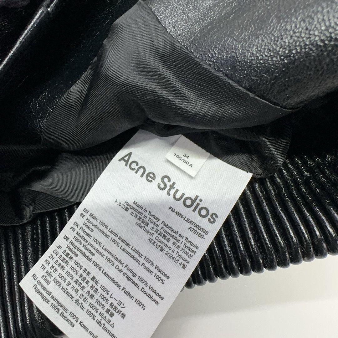 Acne Studios Acne Studios Lambskin Leather Jacket FR 34 Size XS / US 0-2 / IT 36-38 - 4 Thumbnail