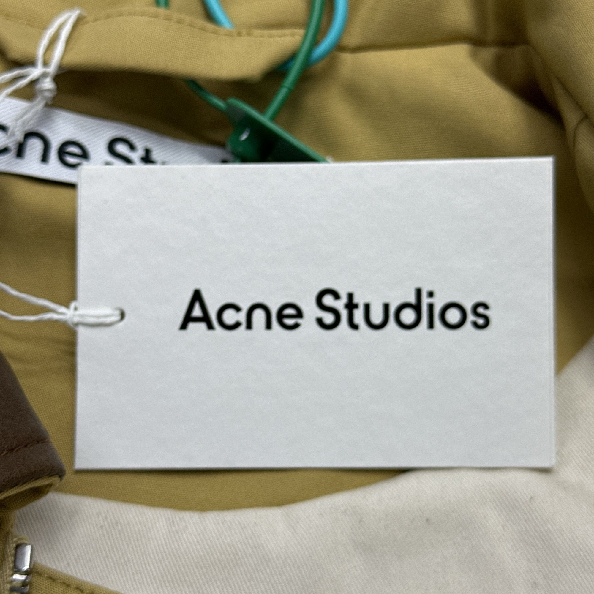 Acne Studios Acne Studios Leather Trim Cotton Twill Jacket 52 Size US L / EU 52-54 / 3 - 6 Thumbnail