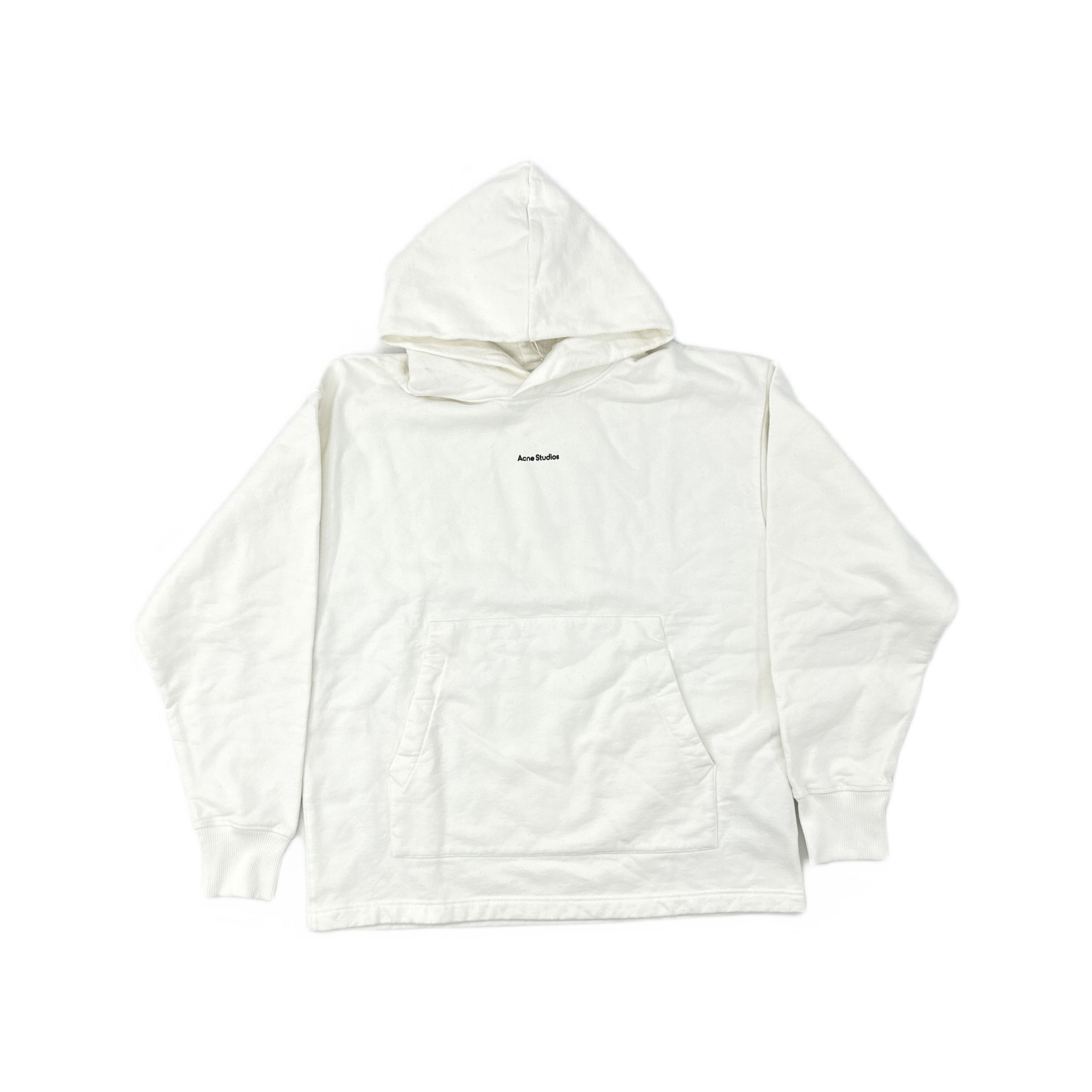 Acne Studios Acne Studios Mini Logo Hoodie White Size M Size US M / EU 48-50 / 2 - 2 Thumbnail