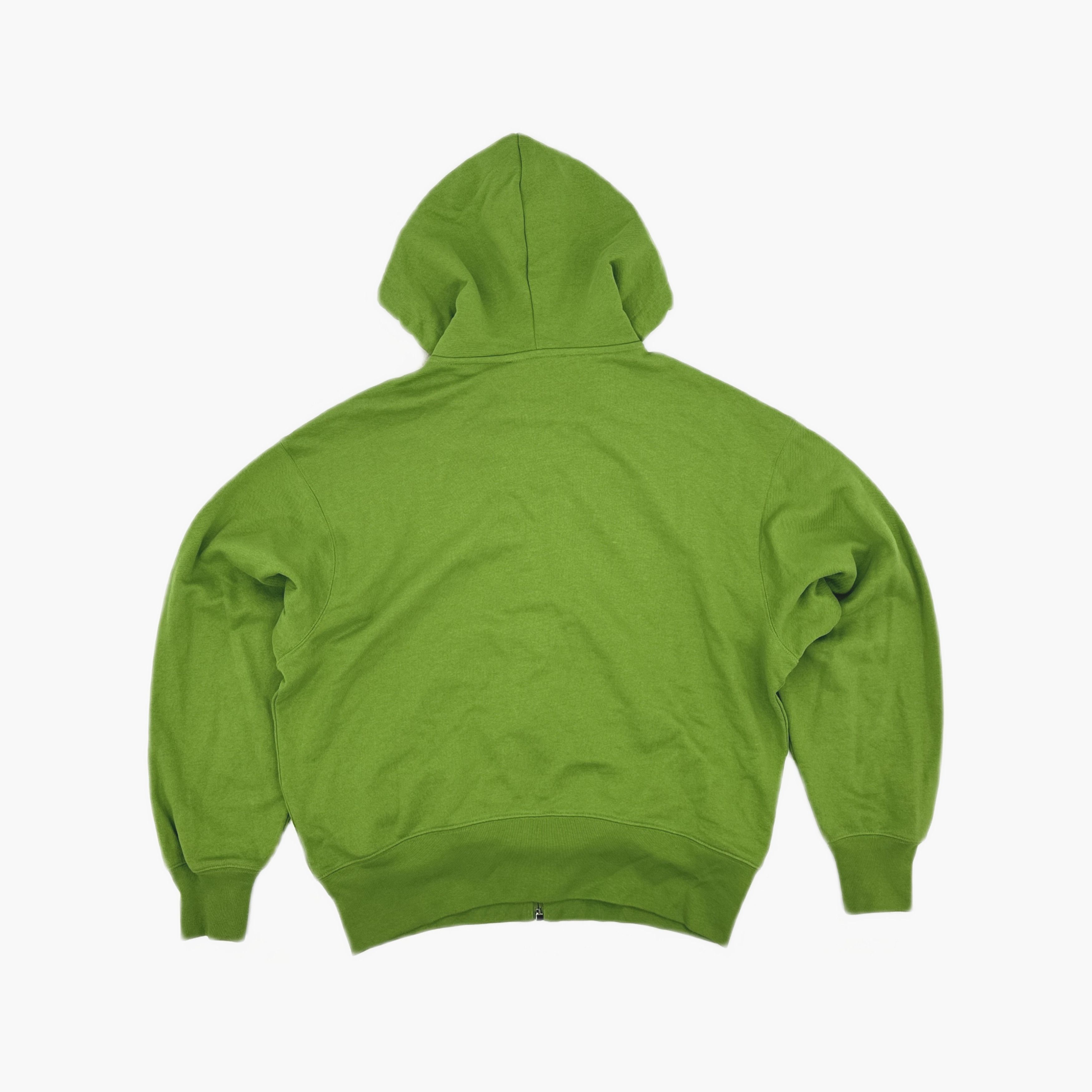 Acne Studios Acne Studios Green Face Logo Zip Hoodie XXS Size US XXS / EU 40 - 3 Thumbnail