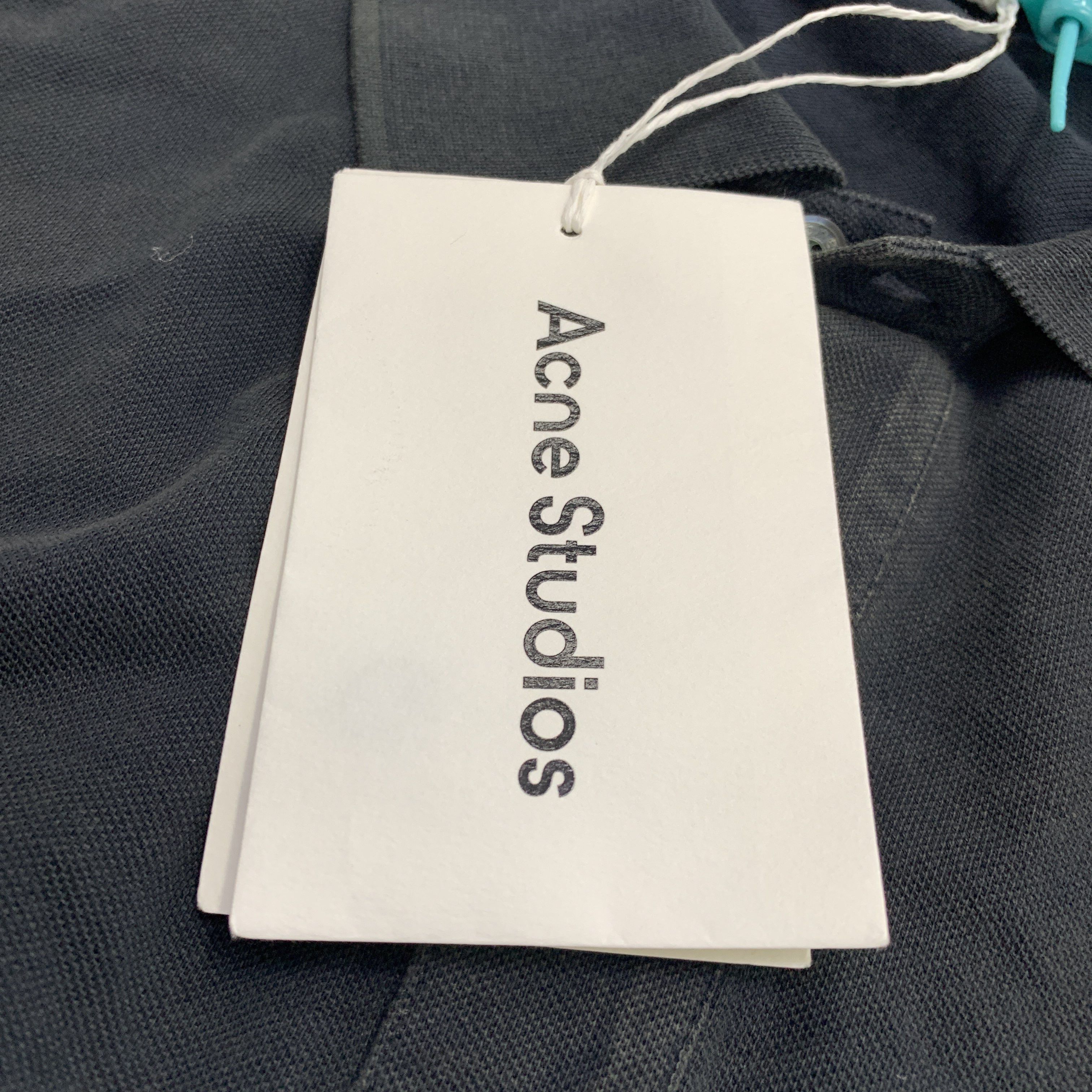 Acne Studios Acne Studios Washed Embroidered Logo Polo Shirt L Size US L / EU 52-54 / 3 - 3 Thumbnail