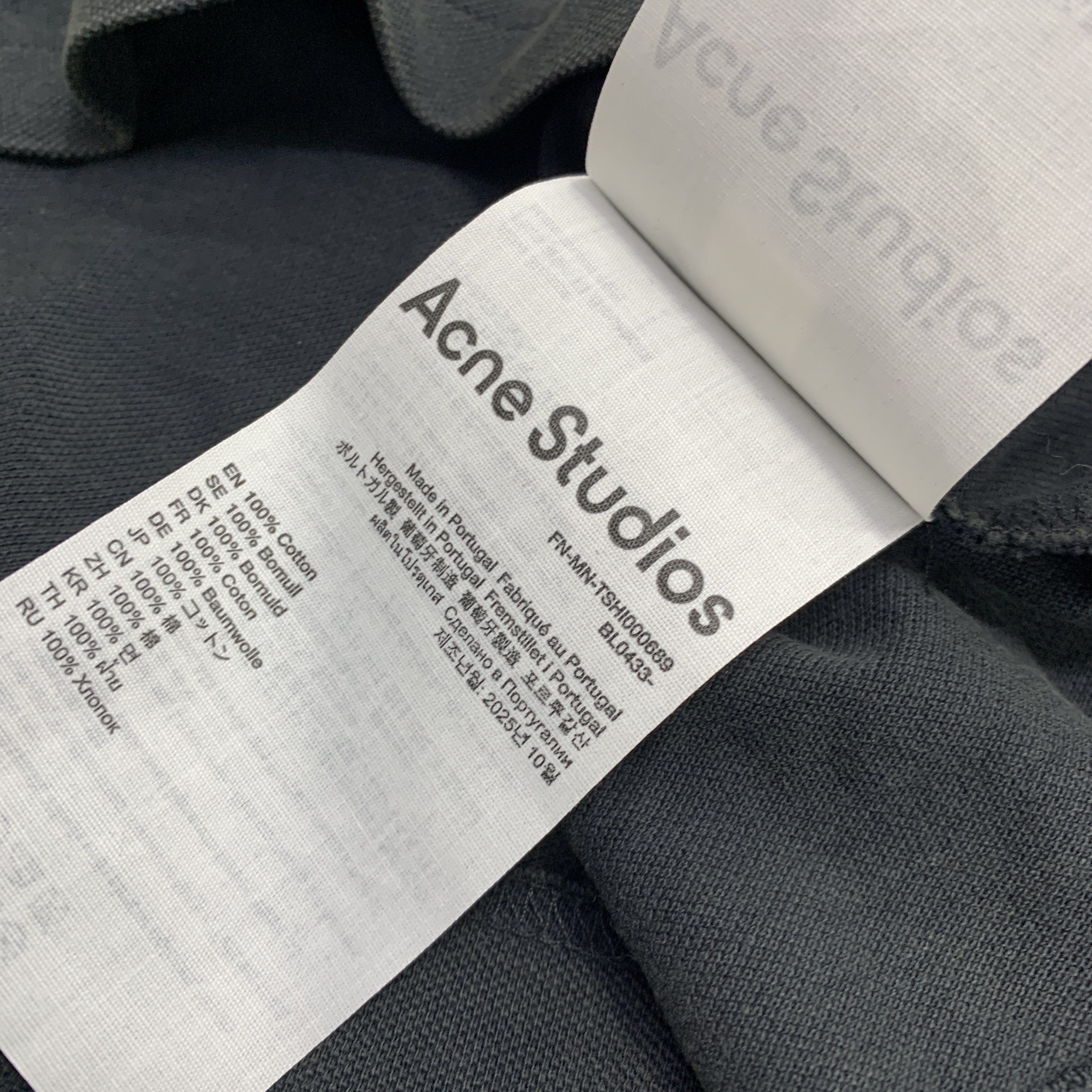 Acne Studios Acne Studios Washed Embroidered Logo Polo Shirt L Size US L / EU 52-54 / 3 - 5 Thumbnail